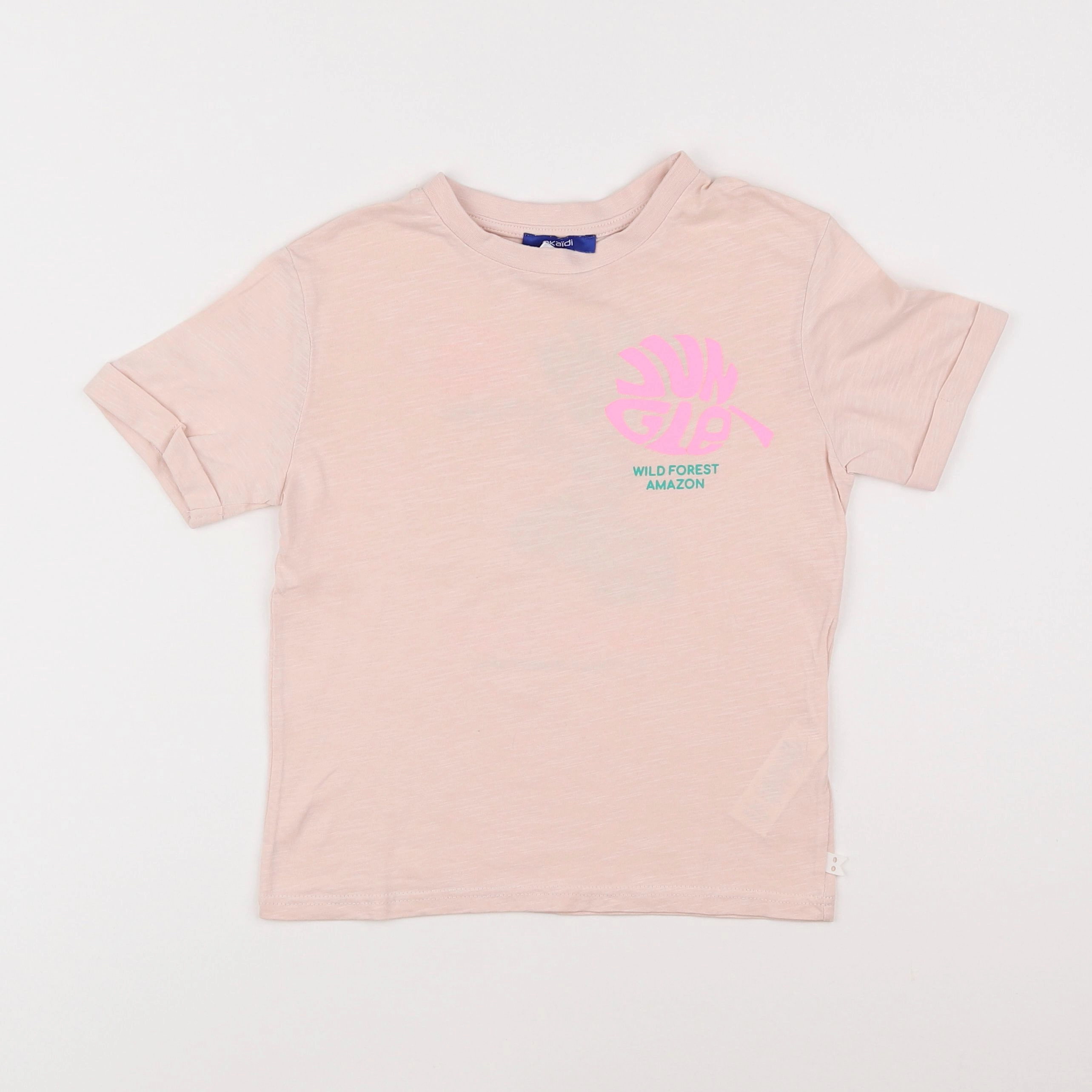 Okaidi - tee-shirt imprimé au dos rose - 8 ans