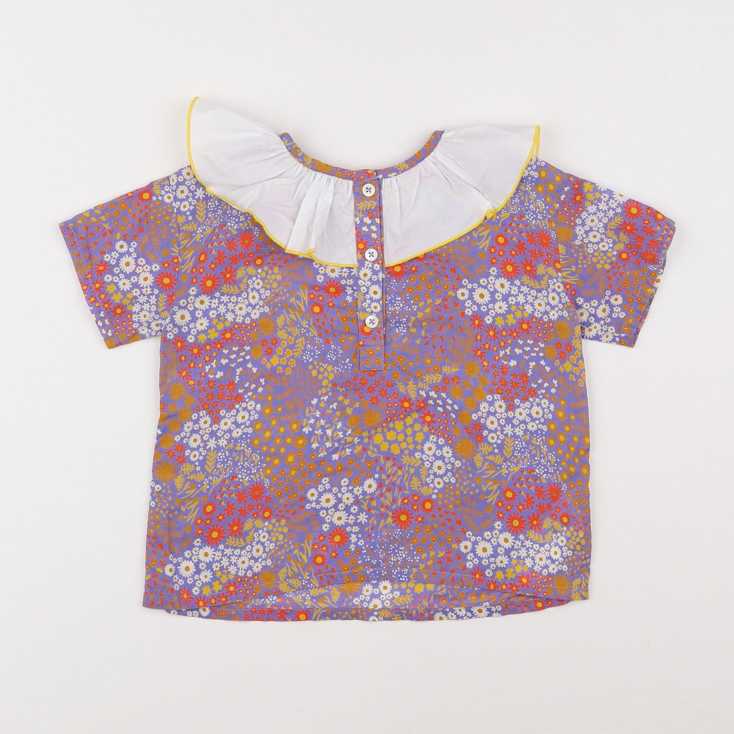 Monoprix - blouse multicolore - 3/4 ans