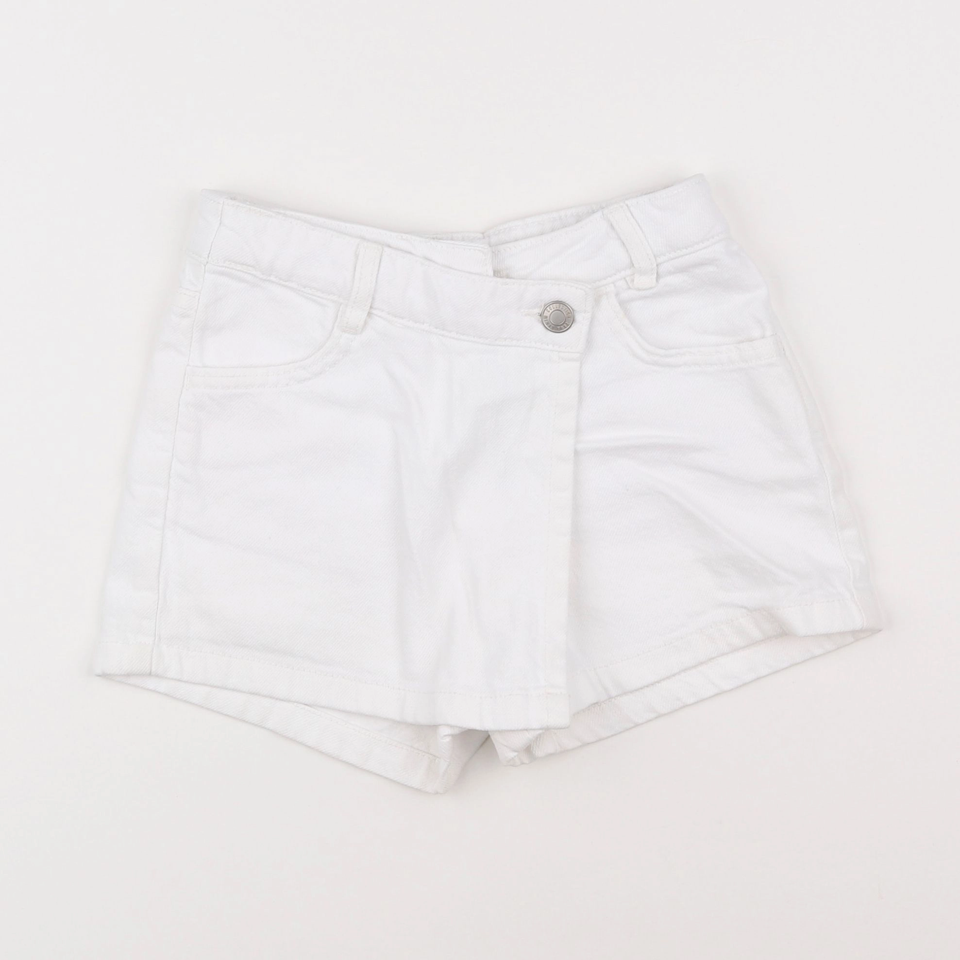 Zara - jupe short blanc - 7 ans