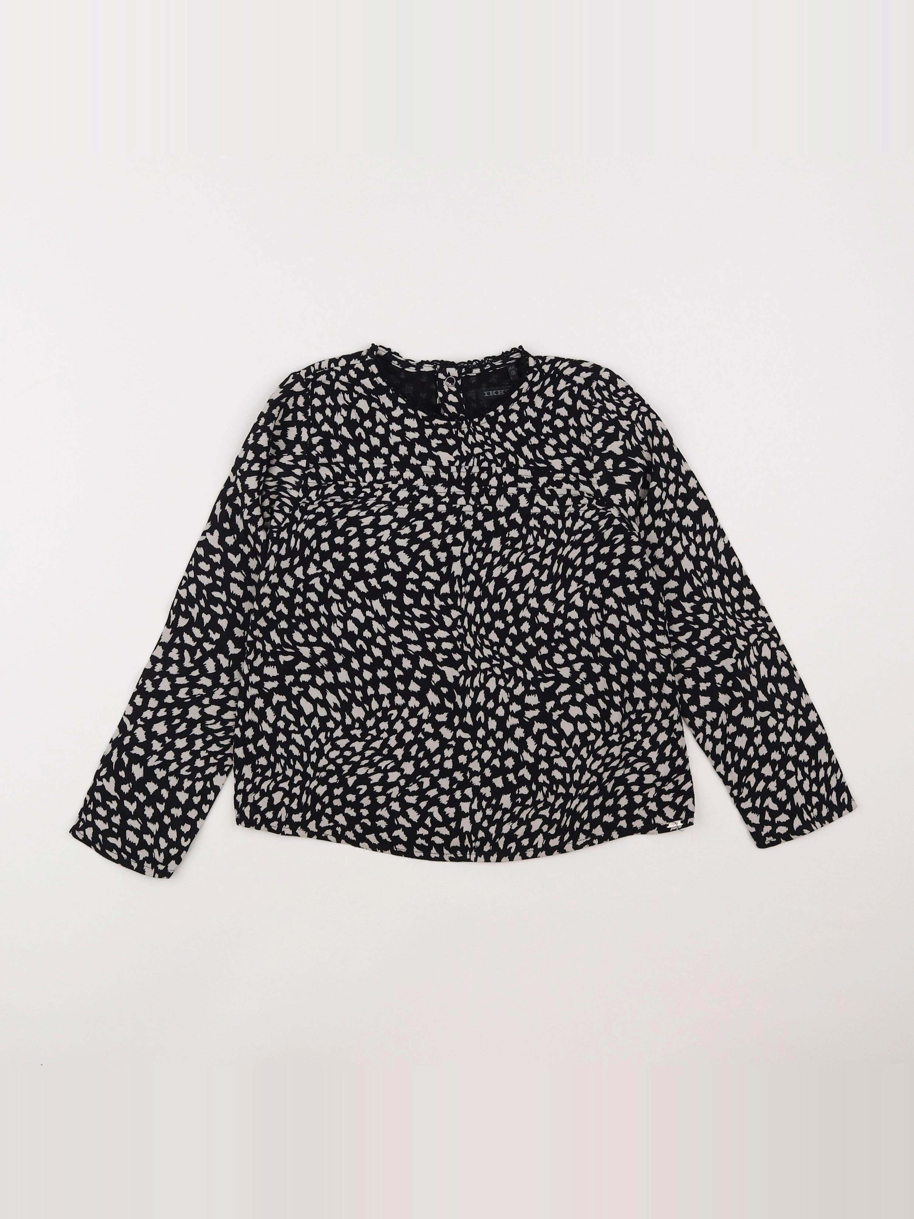 IKKS - blouse noir - 6 ans