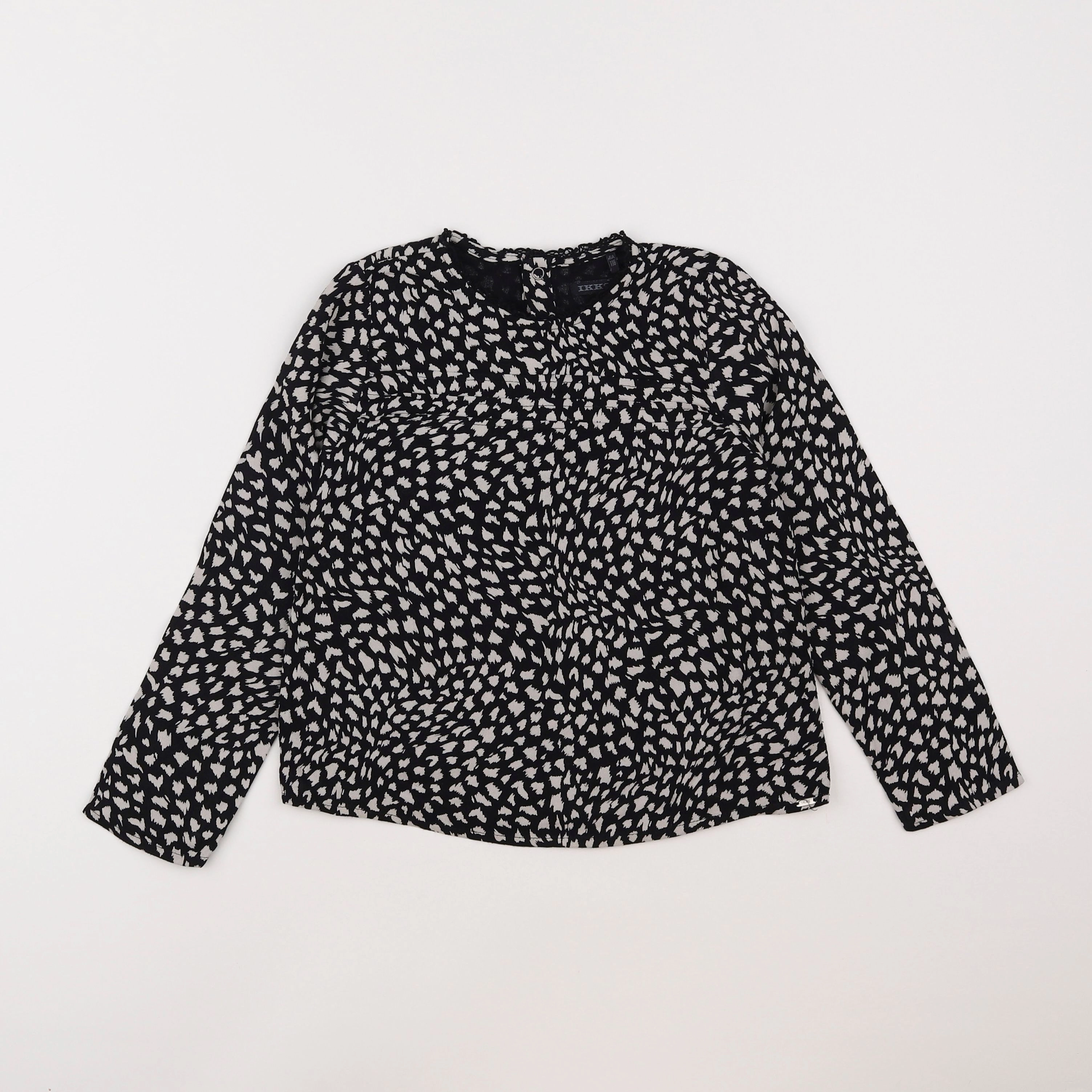 IKKS - blouse noir - 6 ans