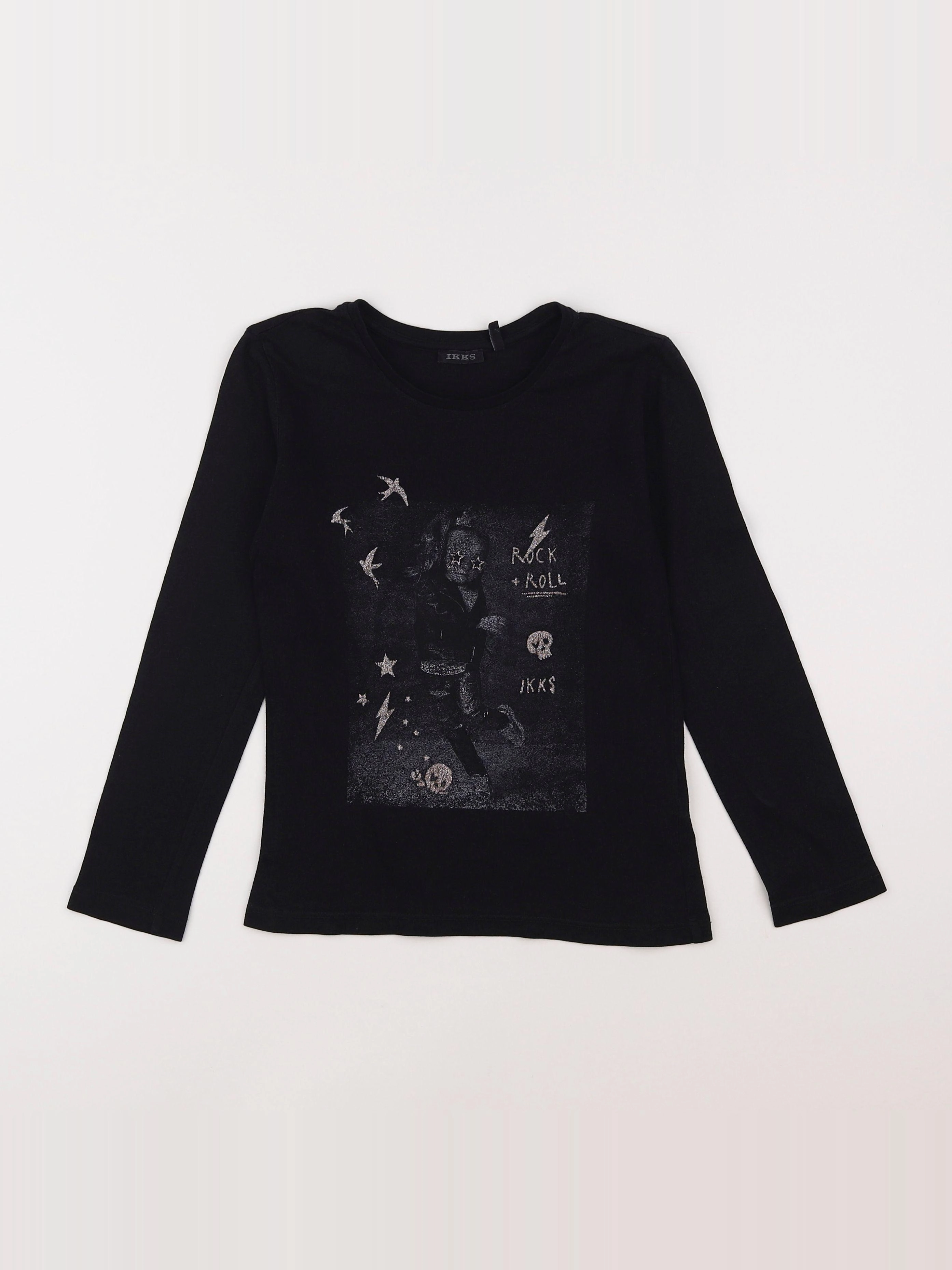IKKS - tee-shirt noir - 6 ans