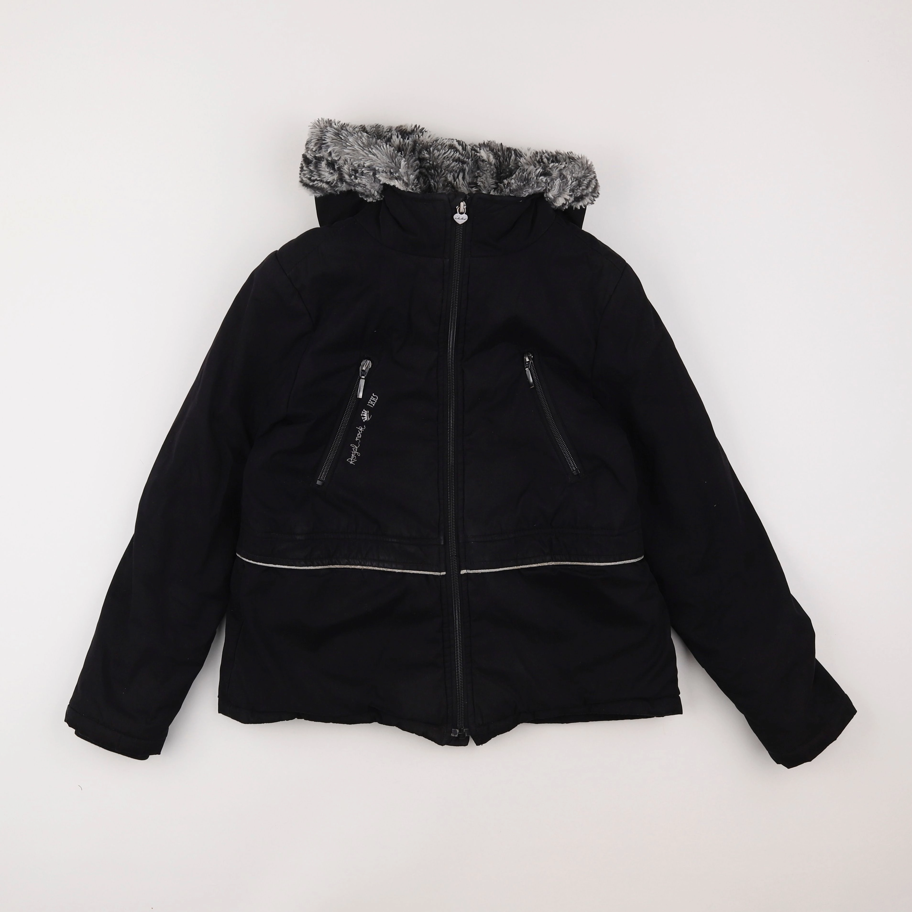 IKKS - parka noir - 12 ans