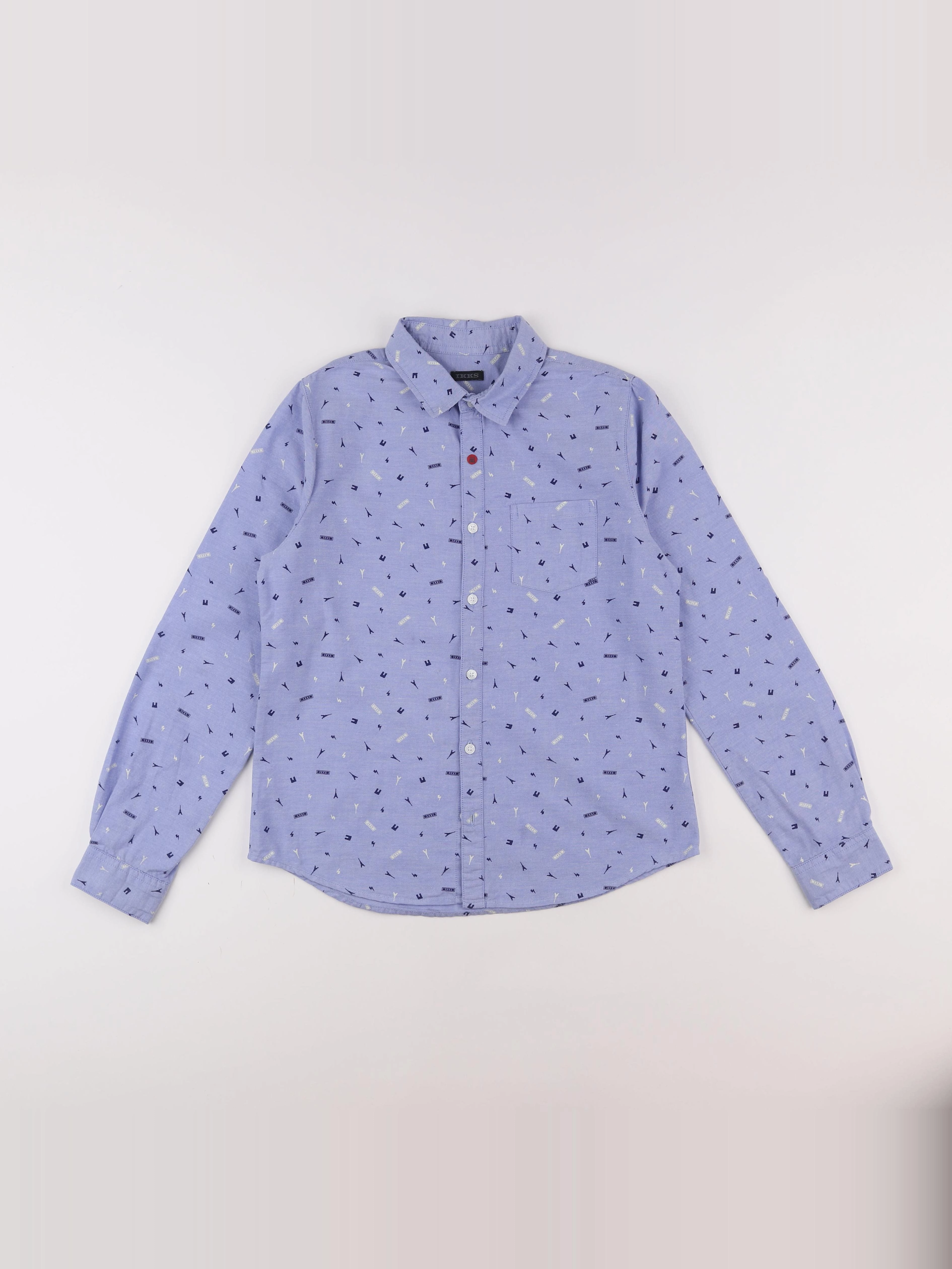 IKKS - chemise bleu - 12 ans