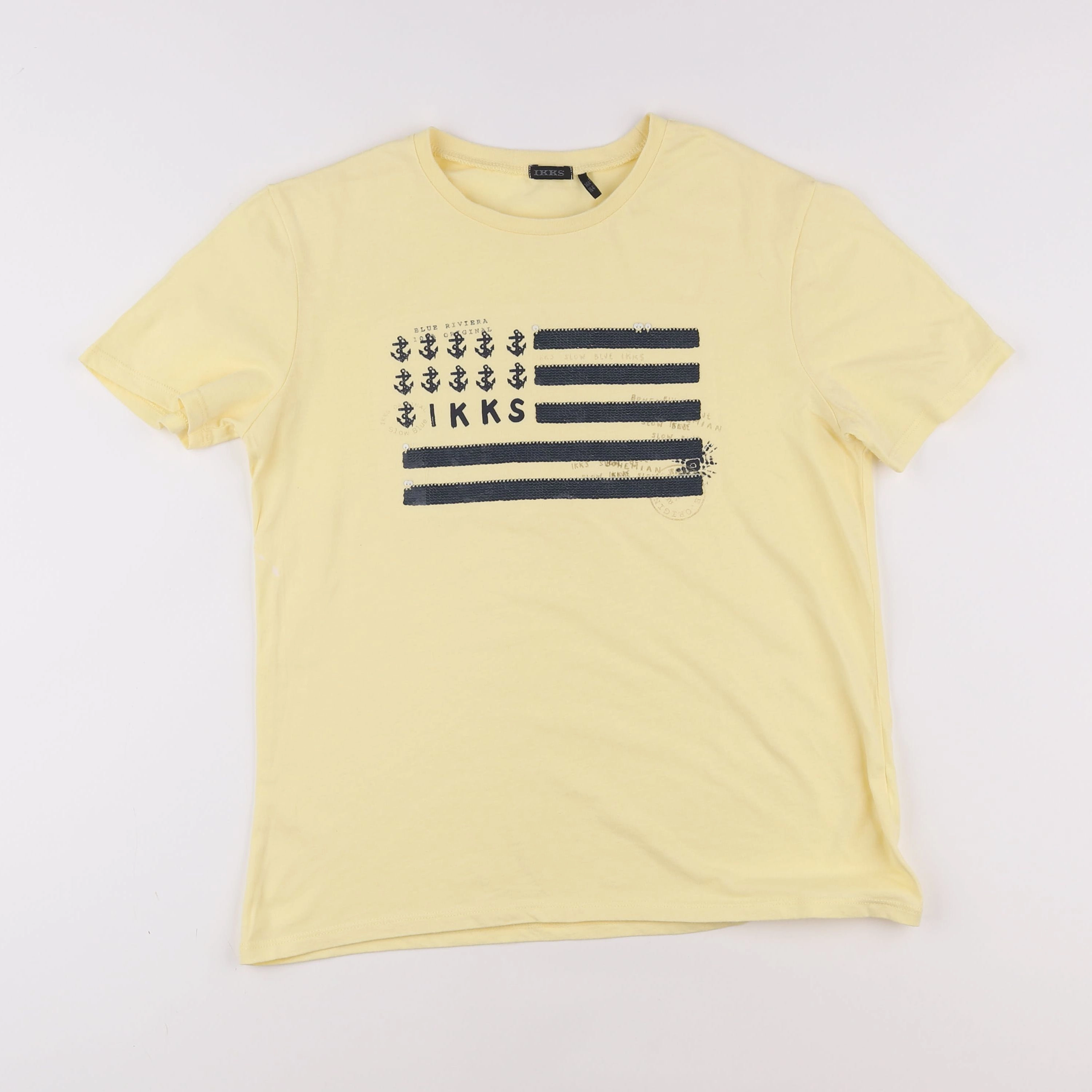 IKKS - tee-shirt jaune - 14 ans