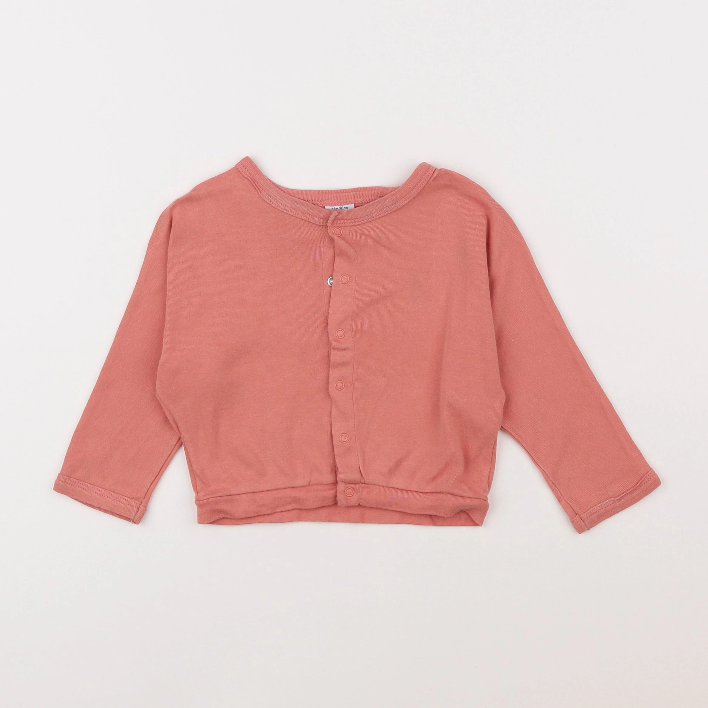 Petit Bateau - gilet rose - 18 mois