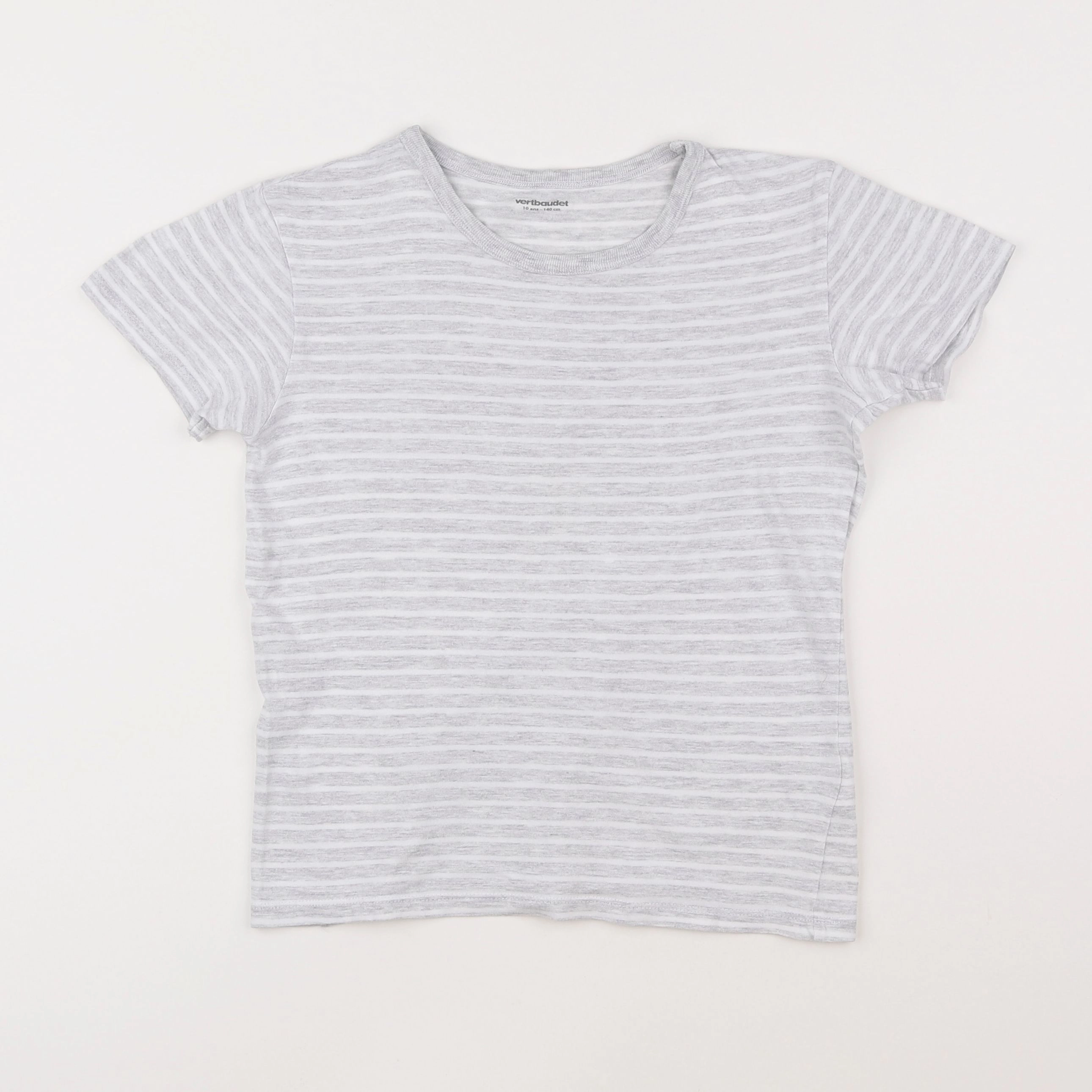 Vertbaudet - tee-shirt gris - 8 ans