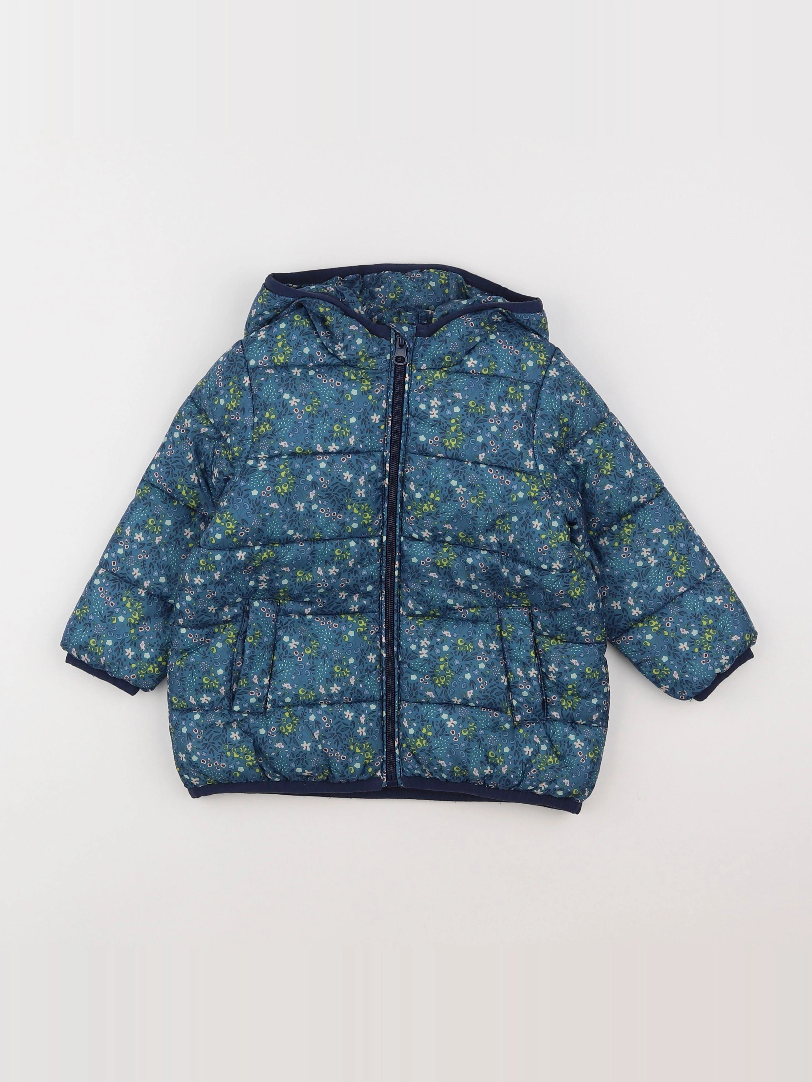 Vertbaudet - doudoune bleu - 2 ans