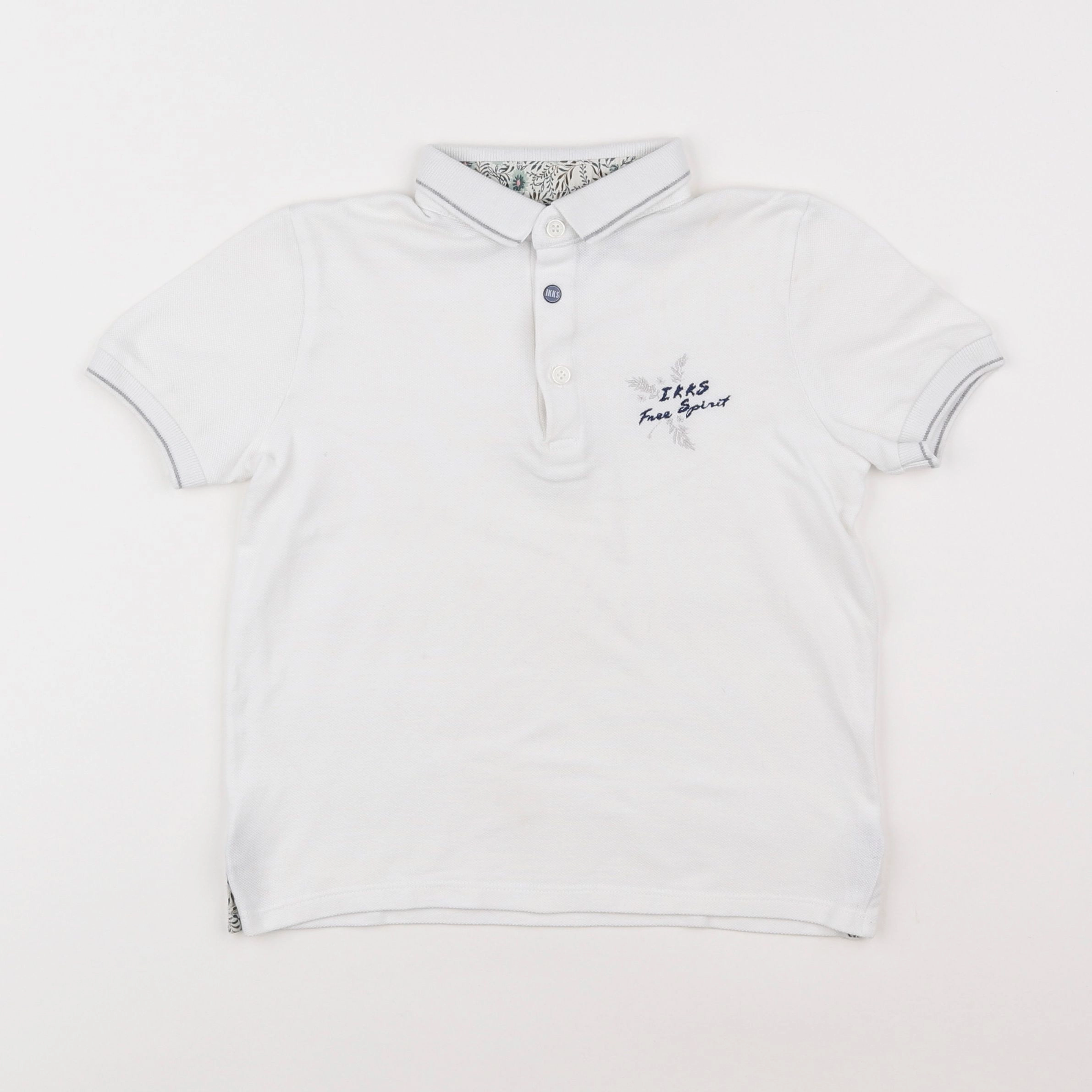 IKKS - polo blanc - 5 ans