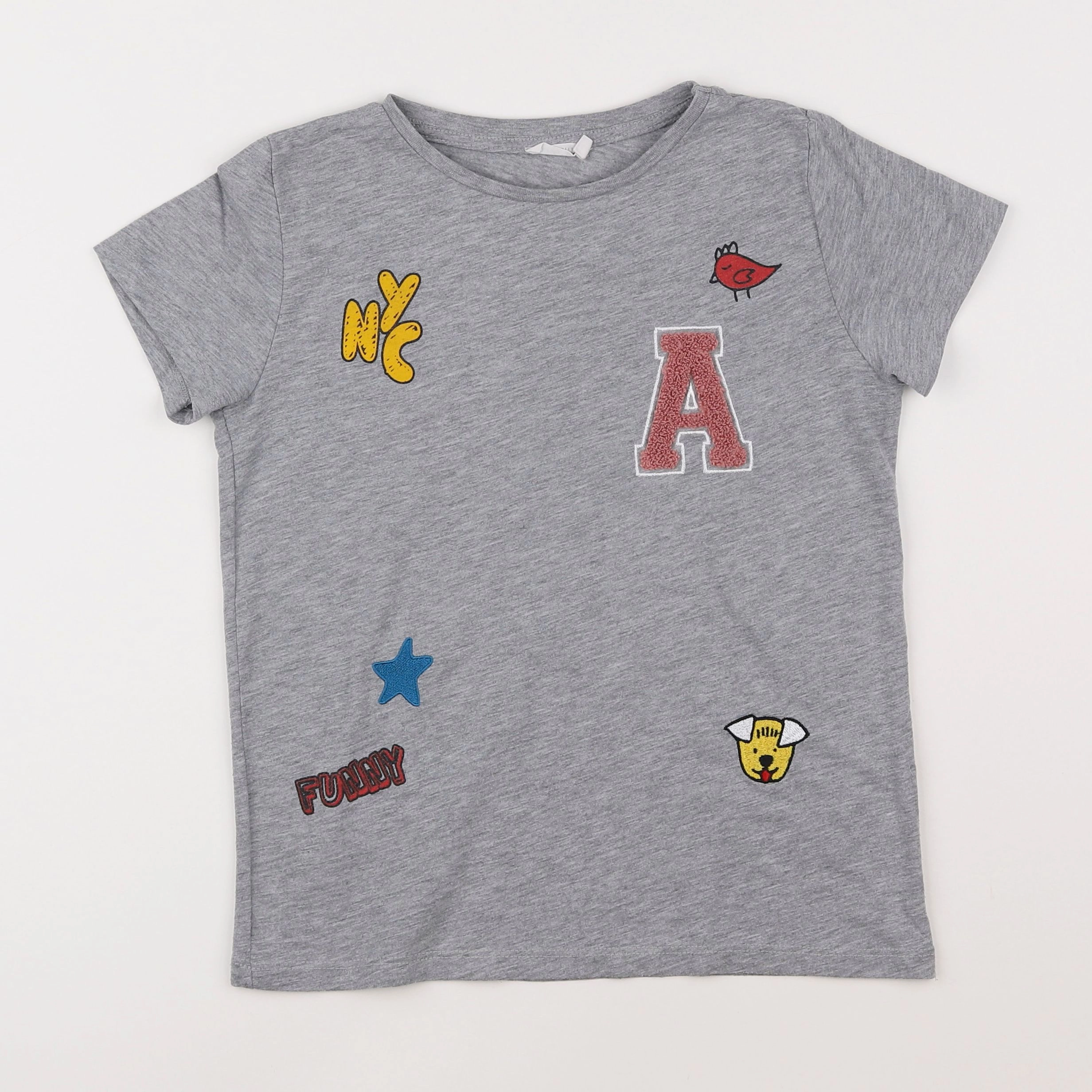 Storytelling - tee-shirt gris - 10 ans