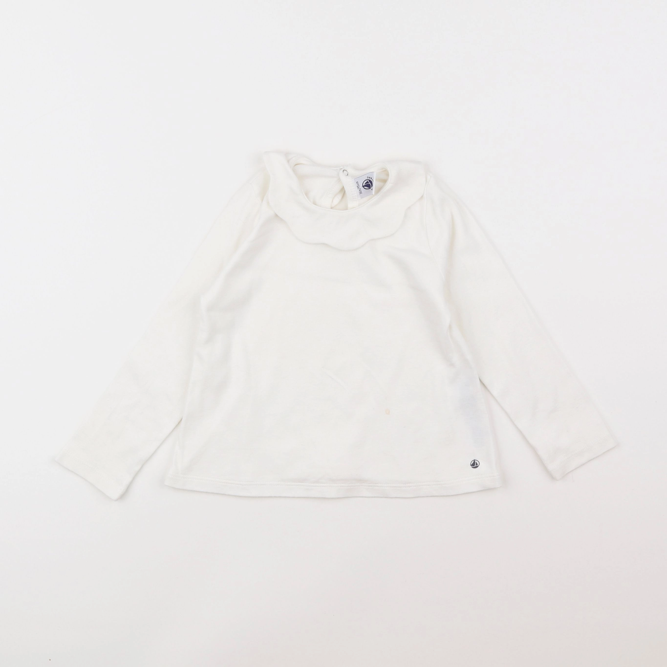 Petit Bateau - tee-shirt blanc - 3 ans