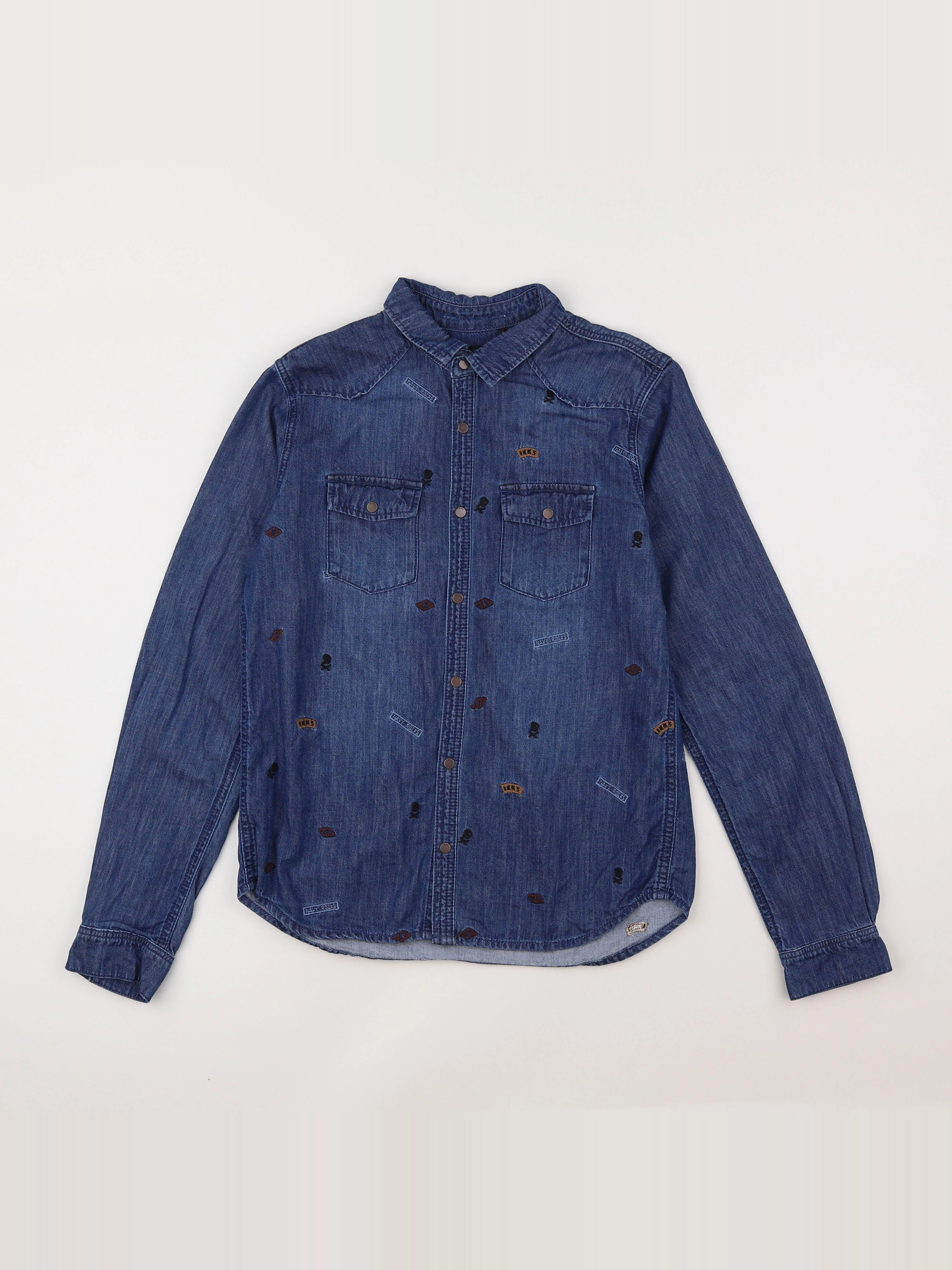 IKKS - chemise bleu - 12 ans