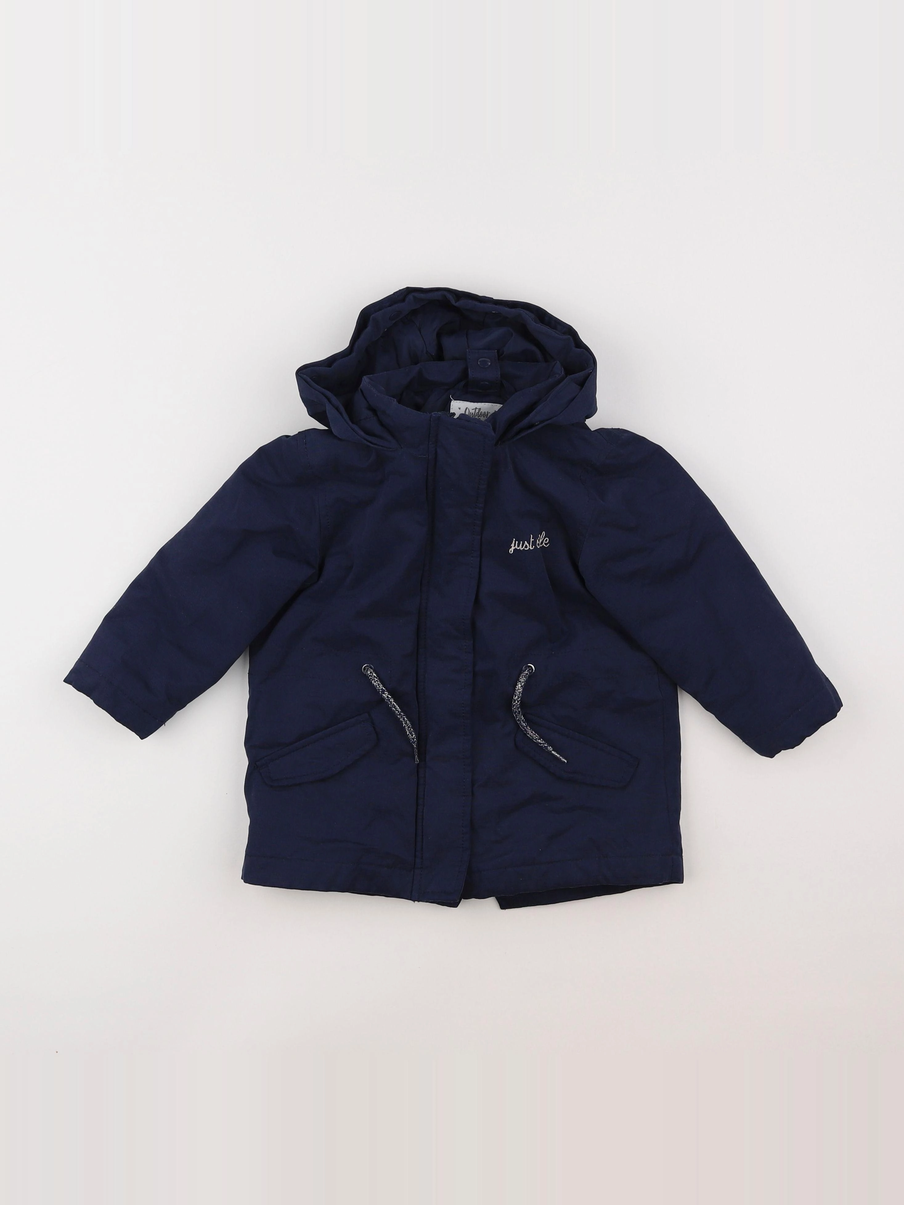 Vertbaudet - parka bleu - 3 ans