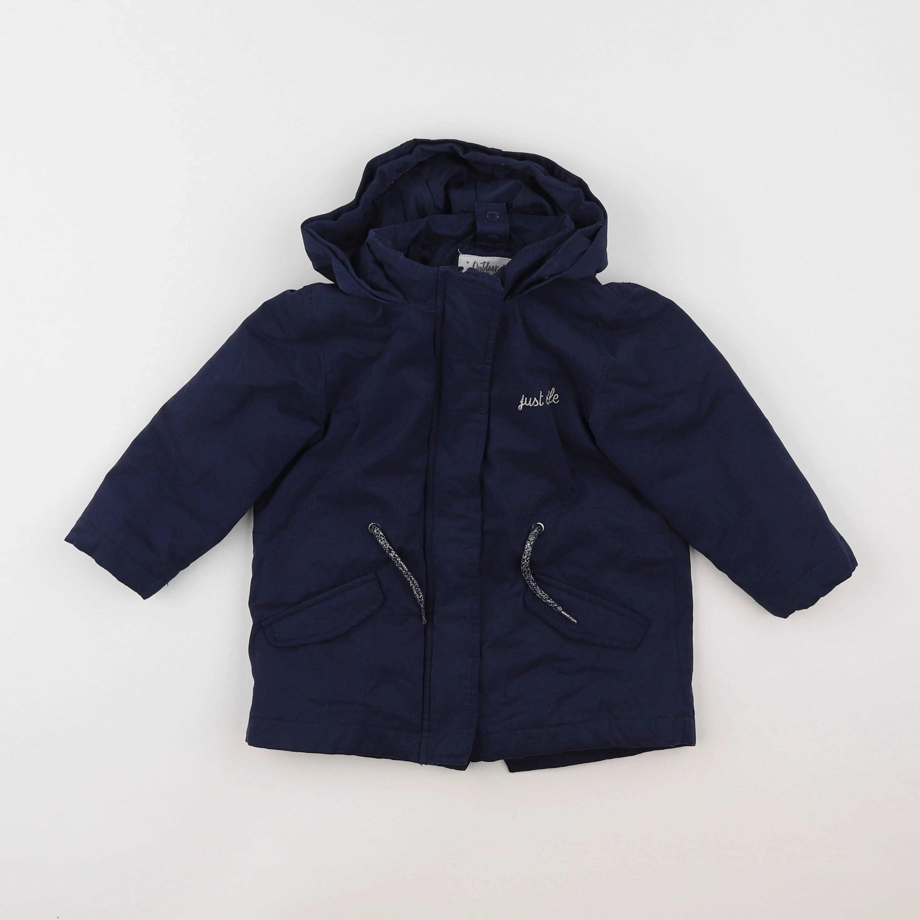 Vertbaudet - parka bleu - 3 ans