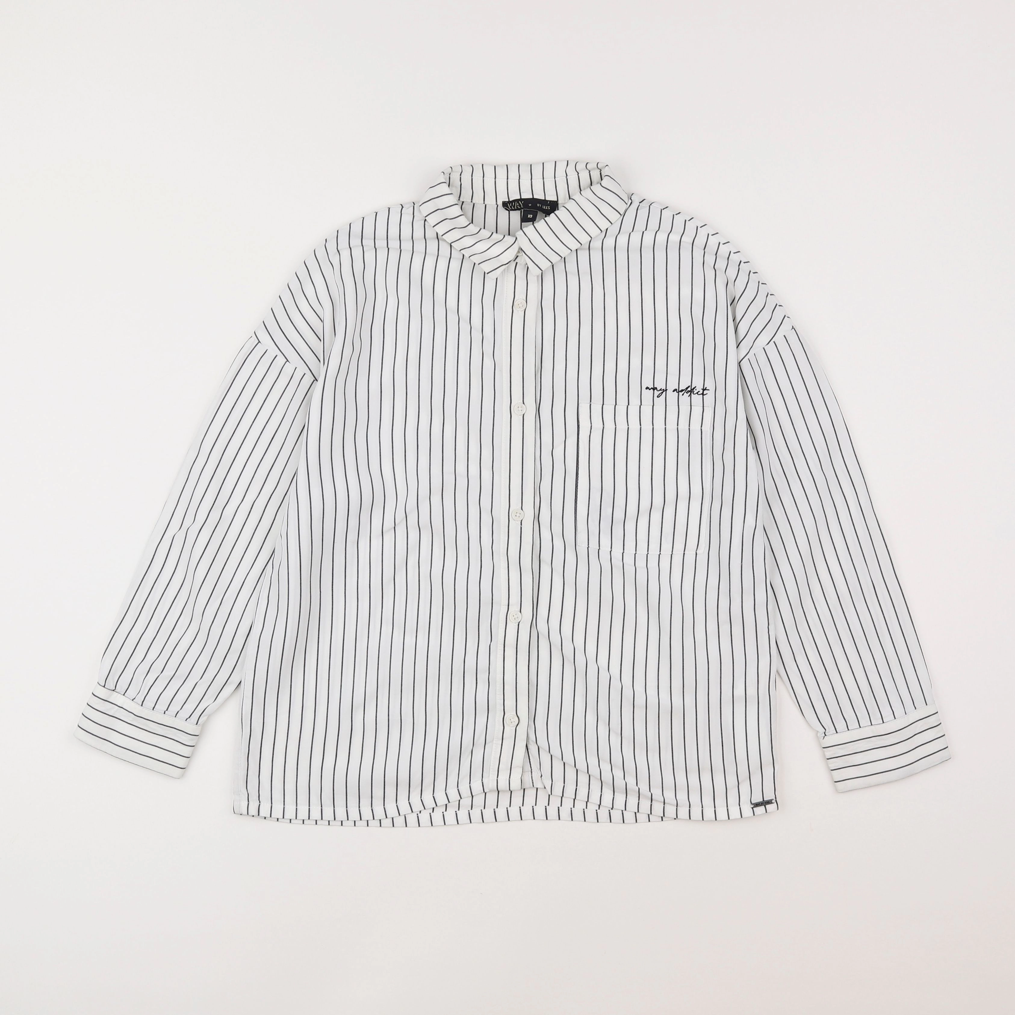 IKKS - chemise blanc, noir - 12 ans