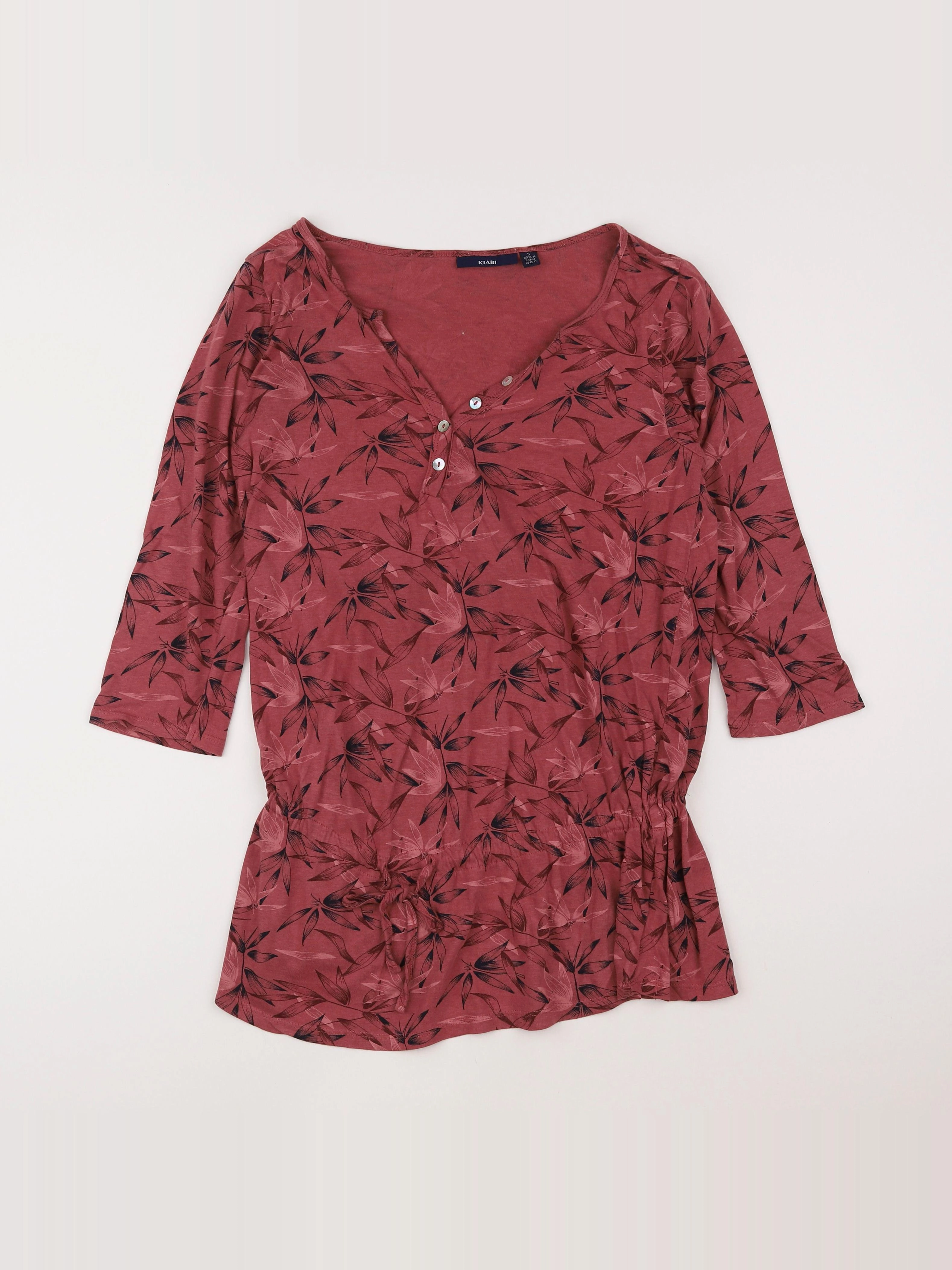 Kiabi - tee-shirt grossesse rouge, rose - 34 à 36