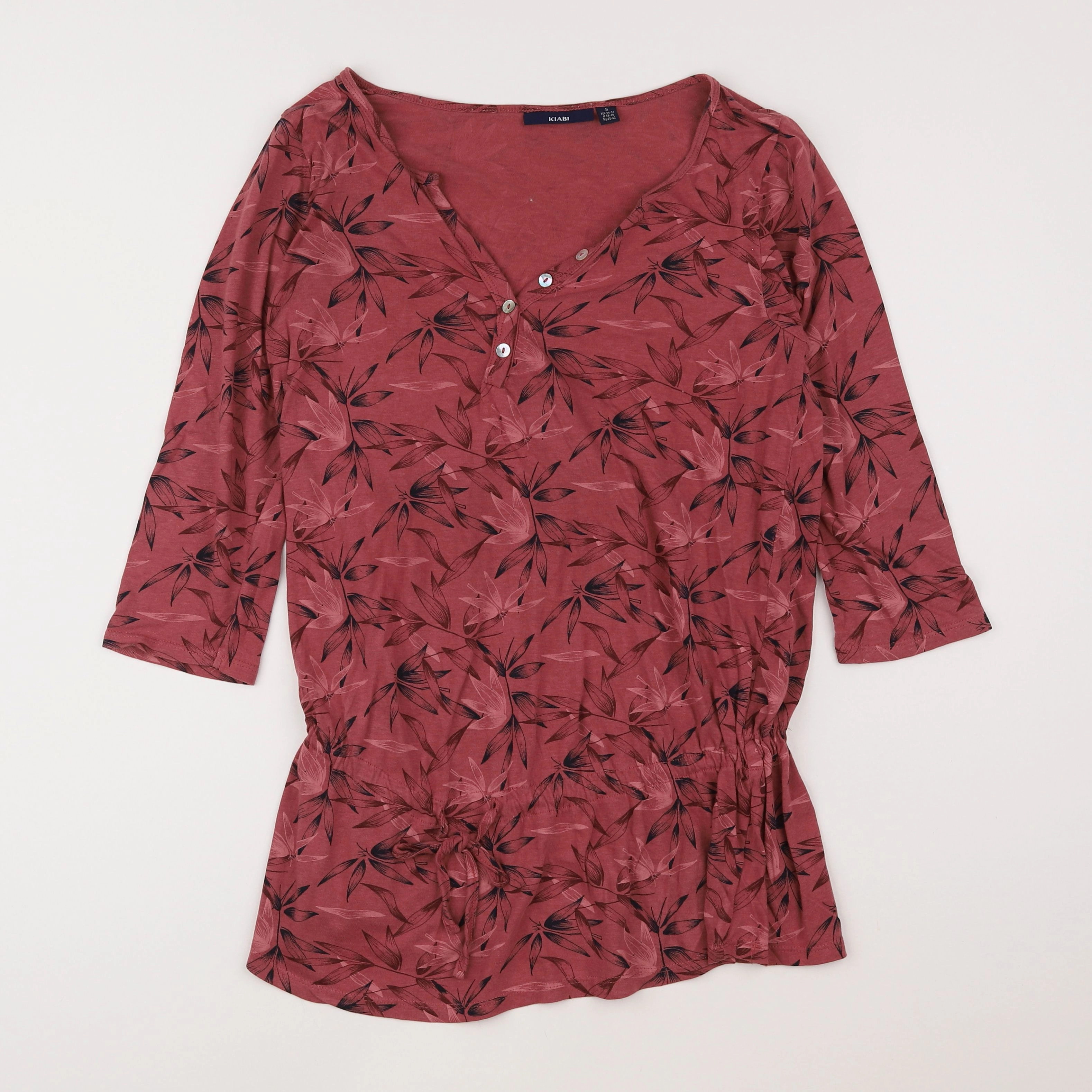 Kiabi - tee-shirt grossesse rouge, rose - 34 à 36