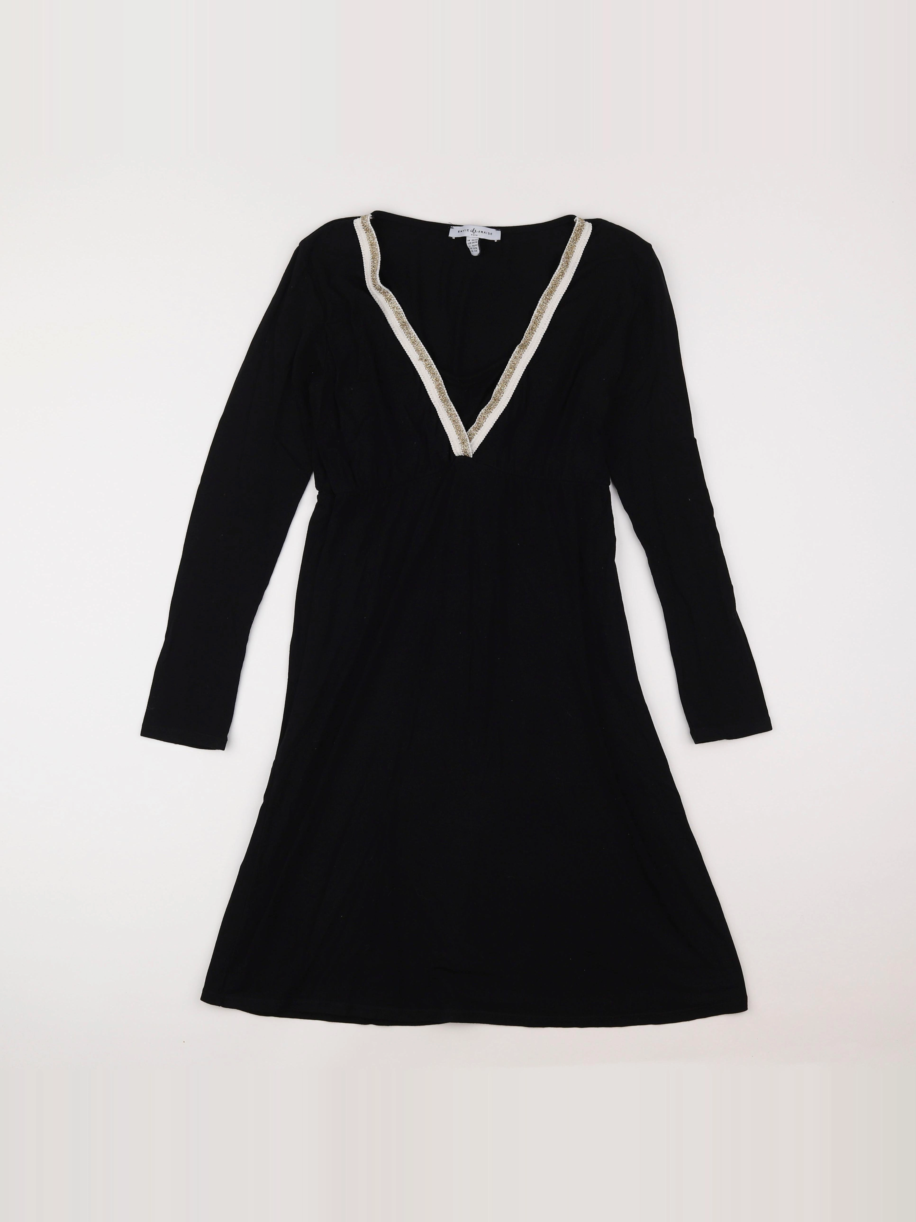 Envie de fraise - robe grossesse noir - 36 à 38