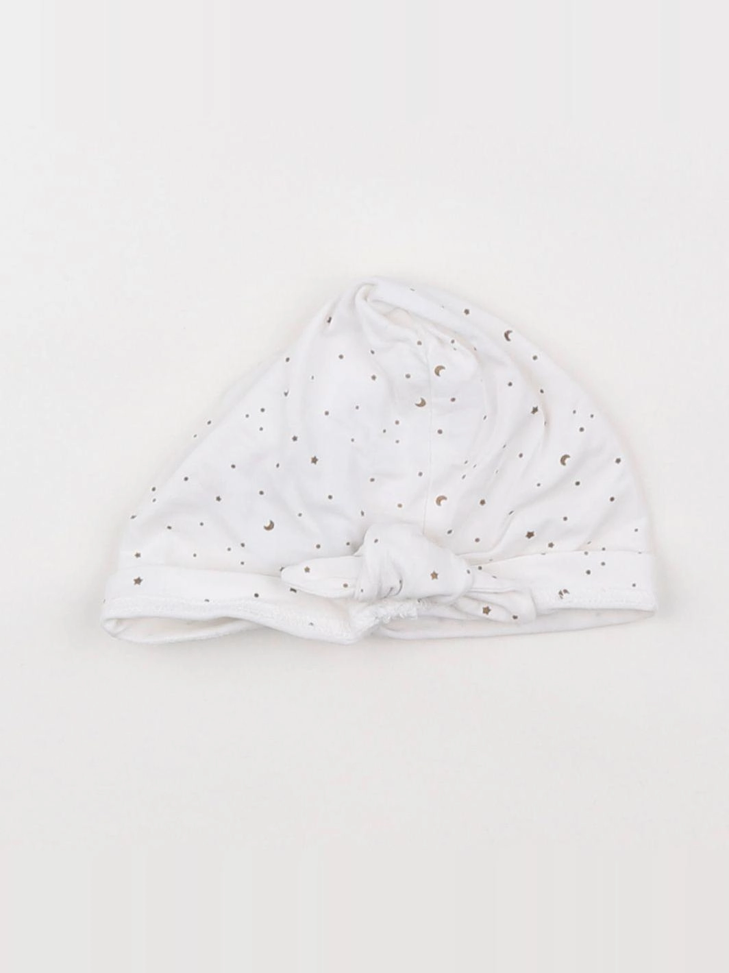 Vertbaudet - bonnet blanc - 12/18 mois