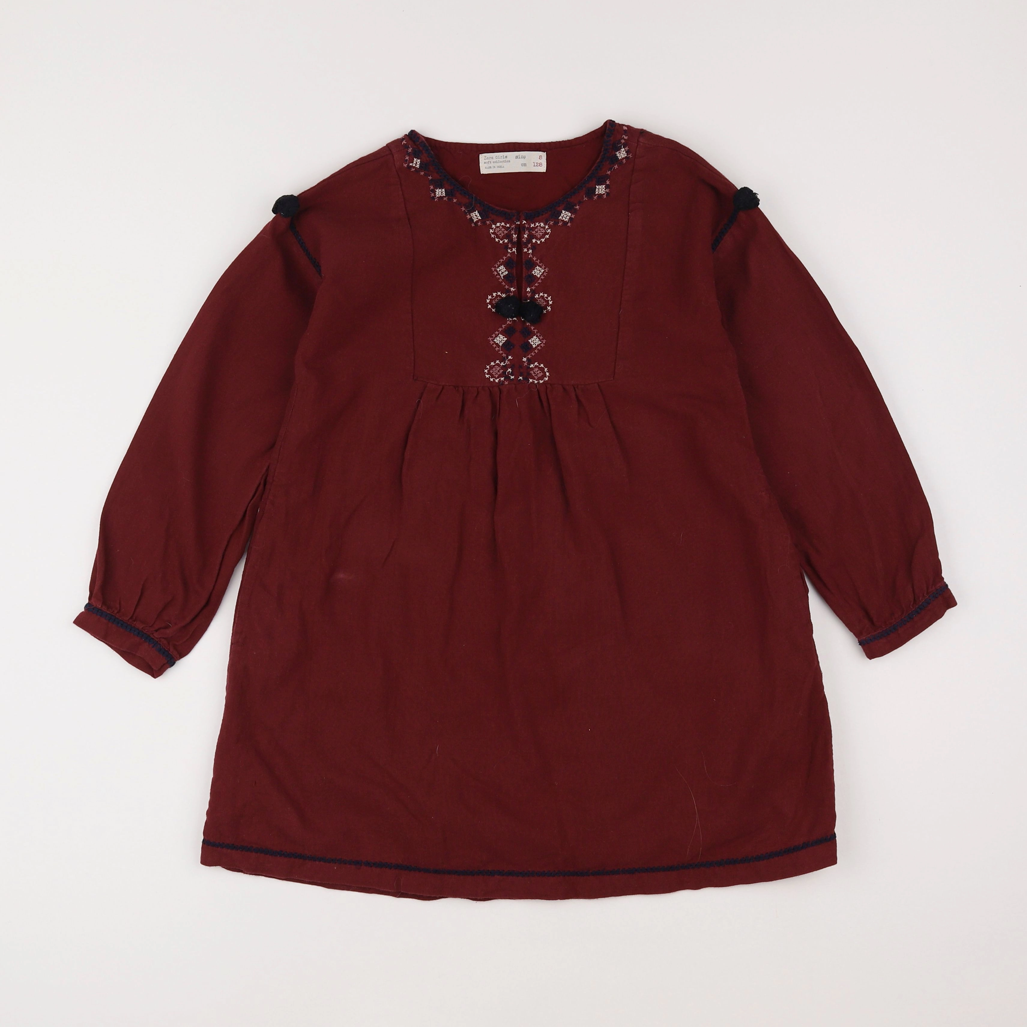 Zara - robe rouge - 8 ans