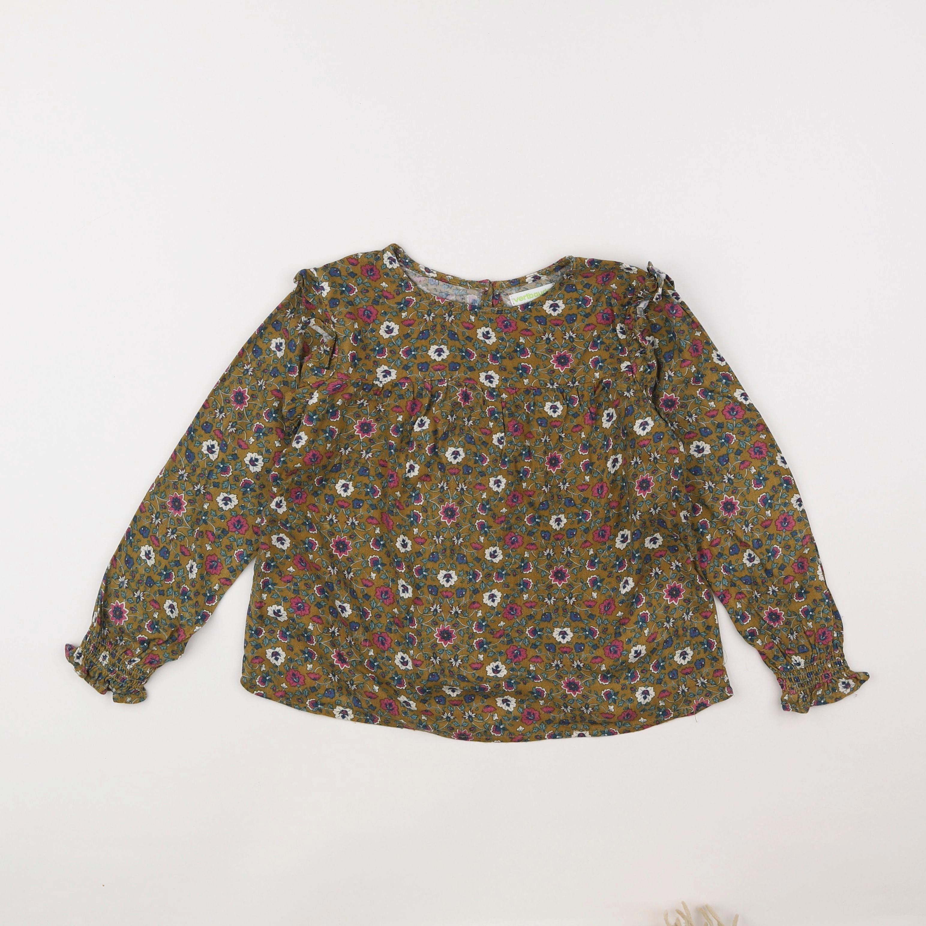 Vertbaudet - blouse vert - 6 ans