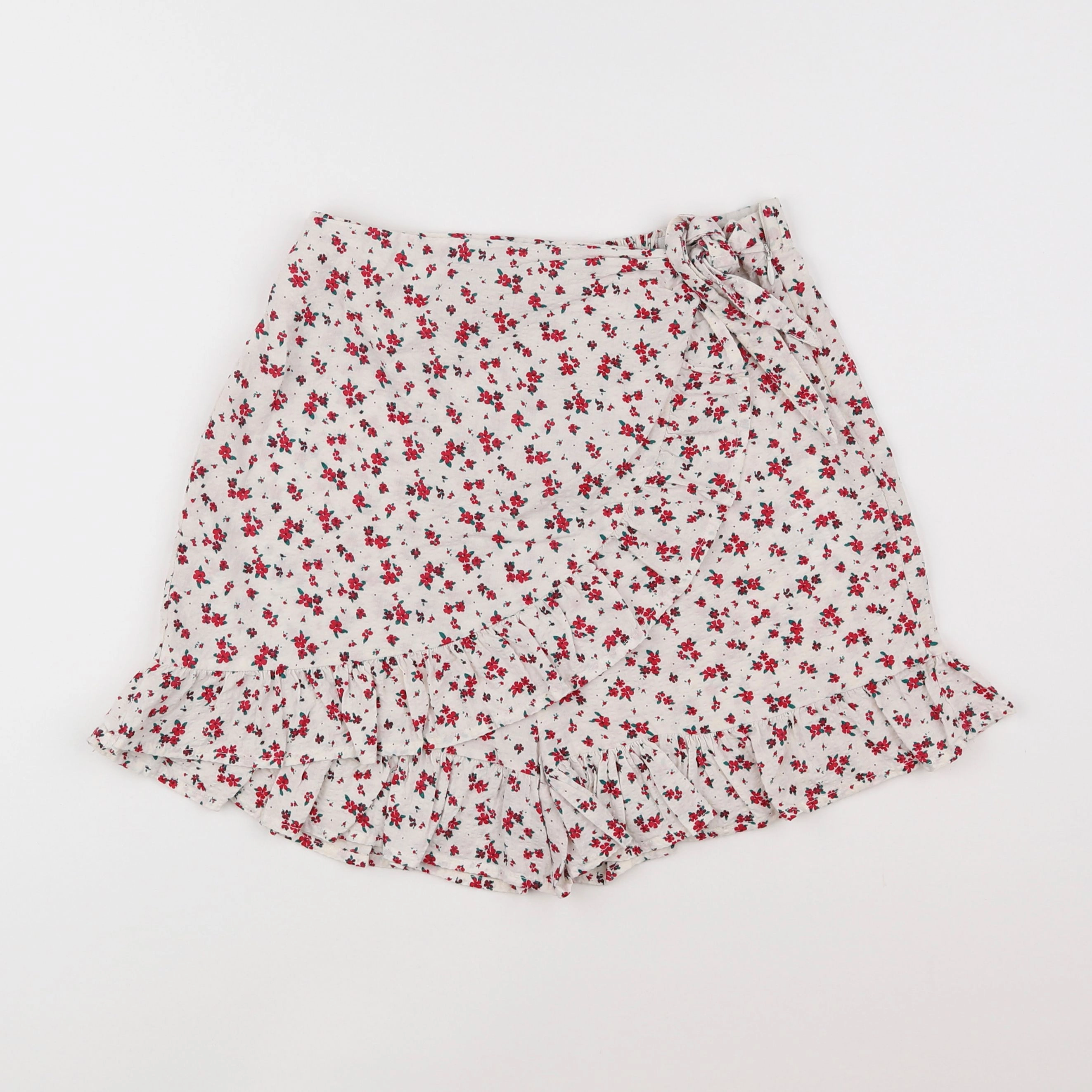 Vertbaudet - jupe short rouge - 12 ans