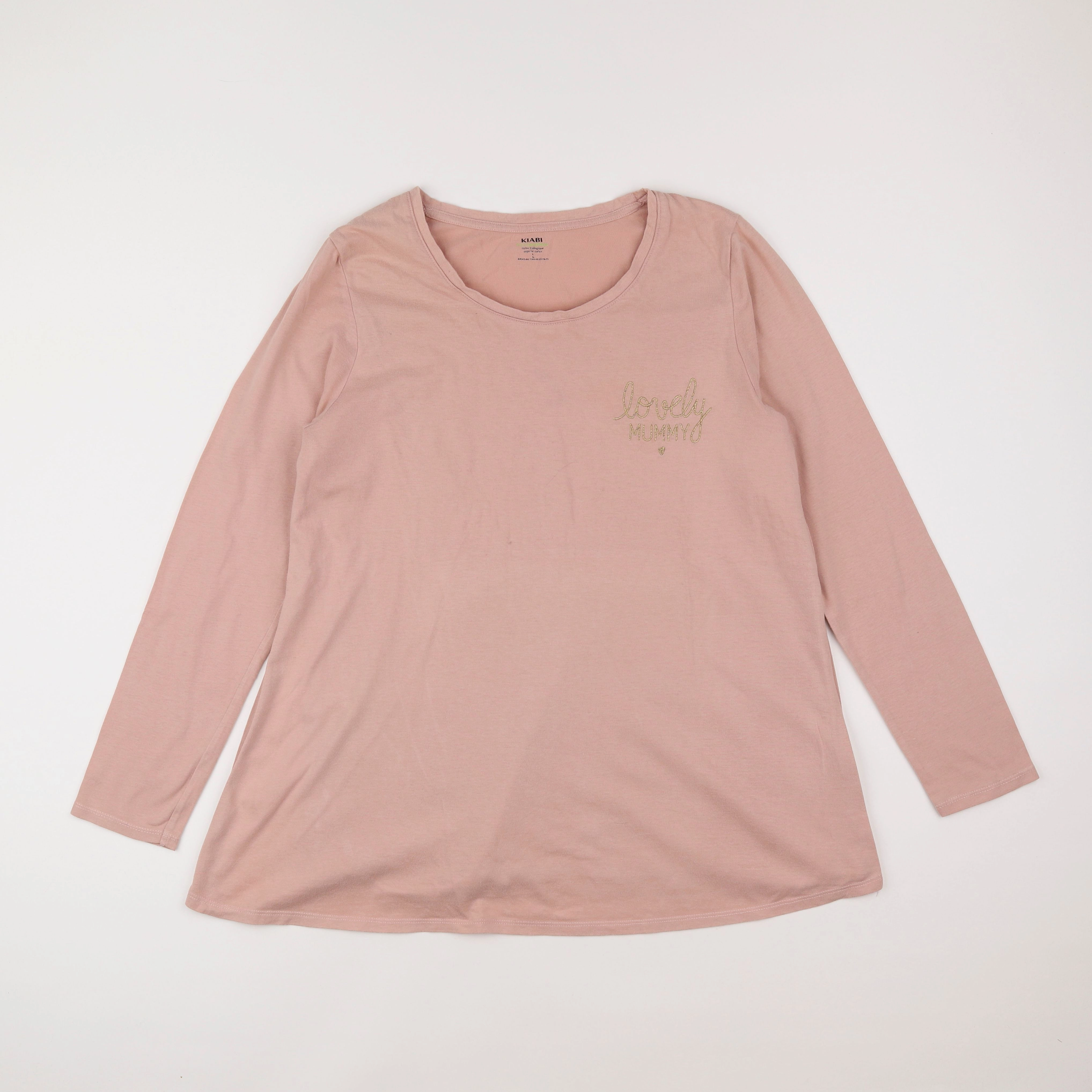 Kiabi - tee-shirt grossesse rose - 42 à 44