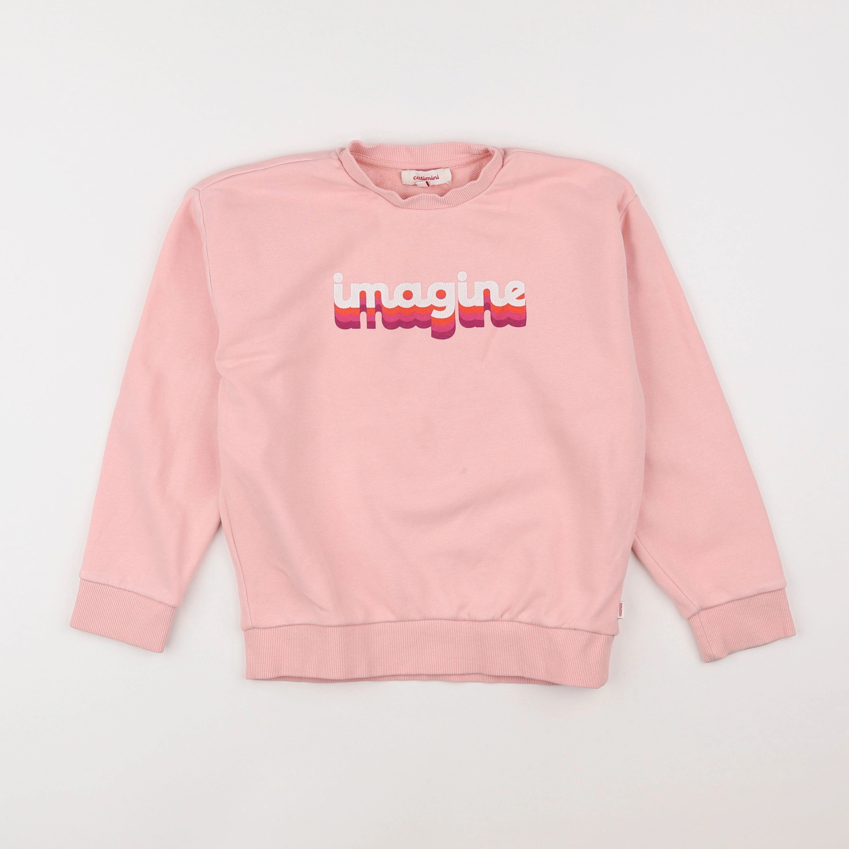 Catimini - sweat rose - 7 ans