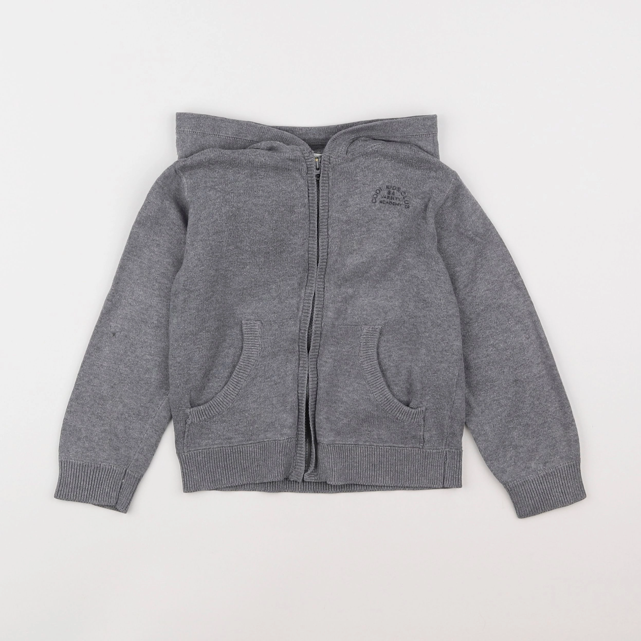 Vertbaudet - gilet gris - 3 ans