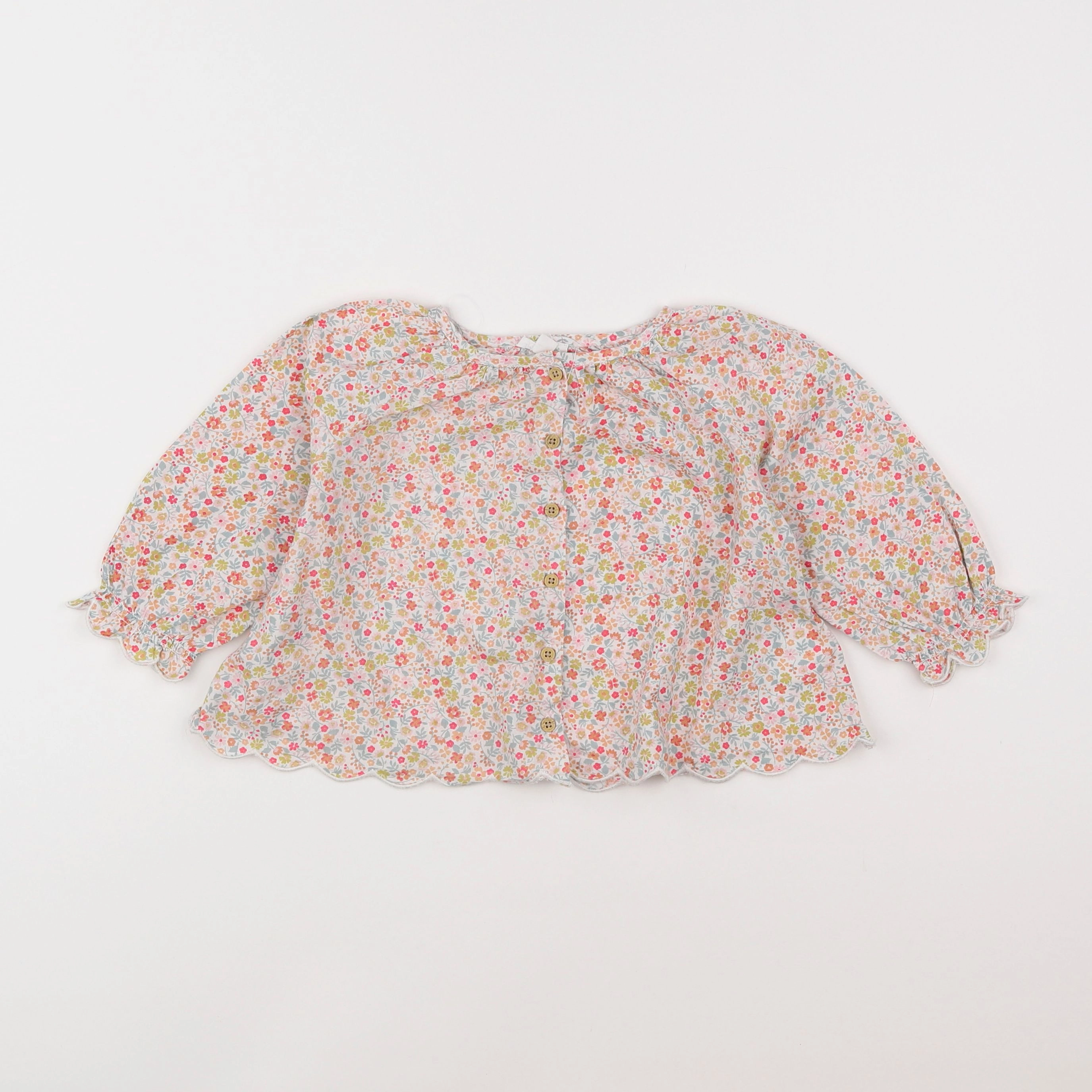 Vertbaudet - blouse multicolore - 18 mois