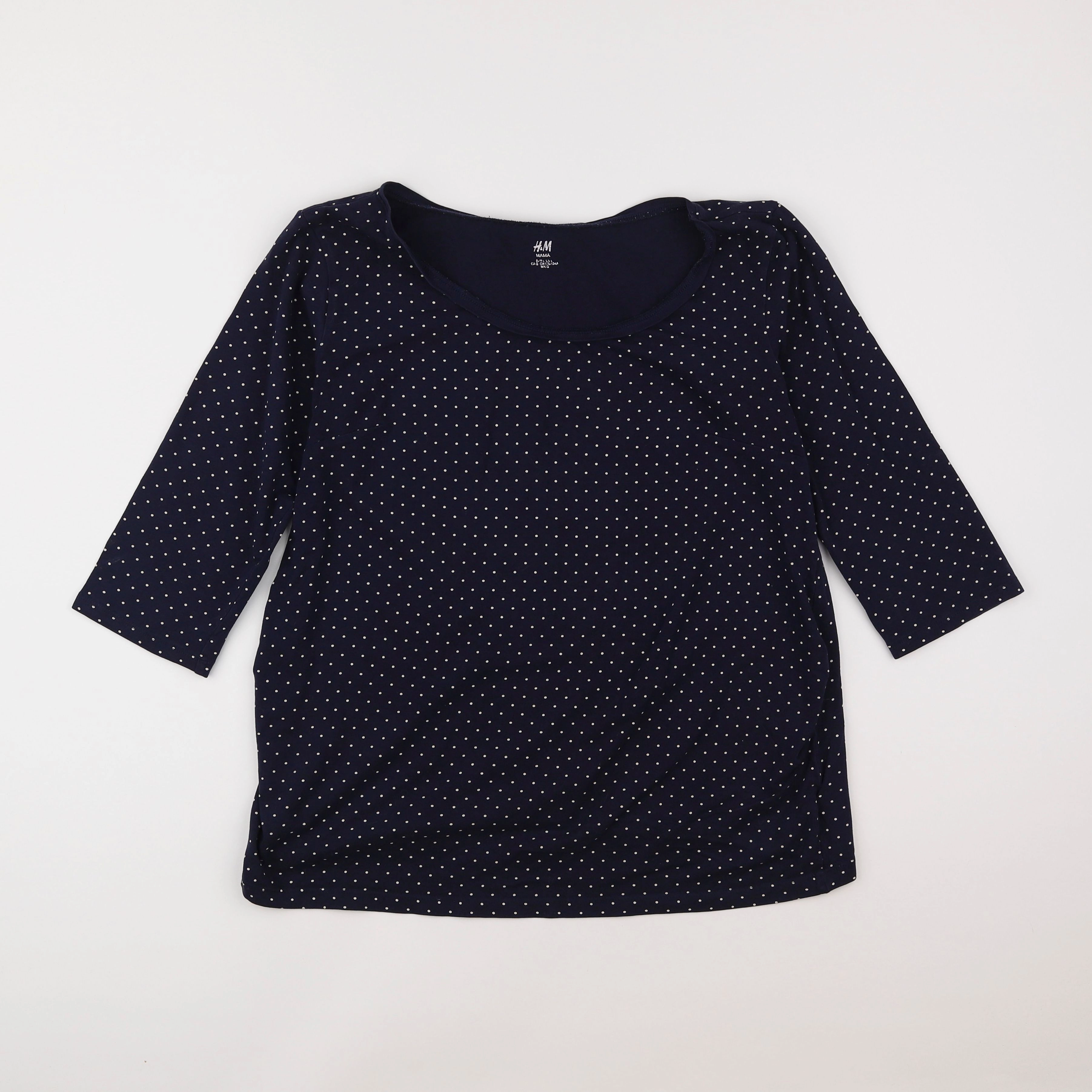 H&M - tee-shirt grossesse bleu - 38