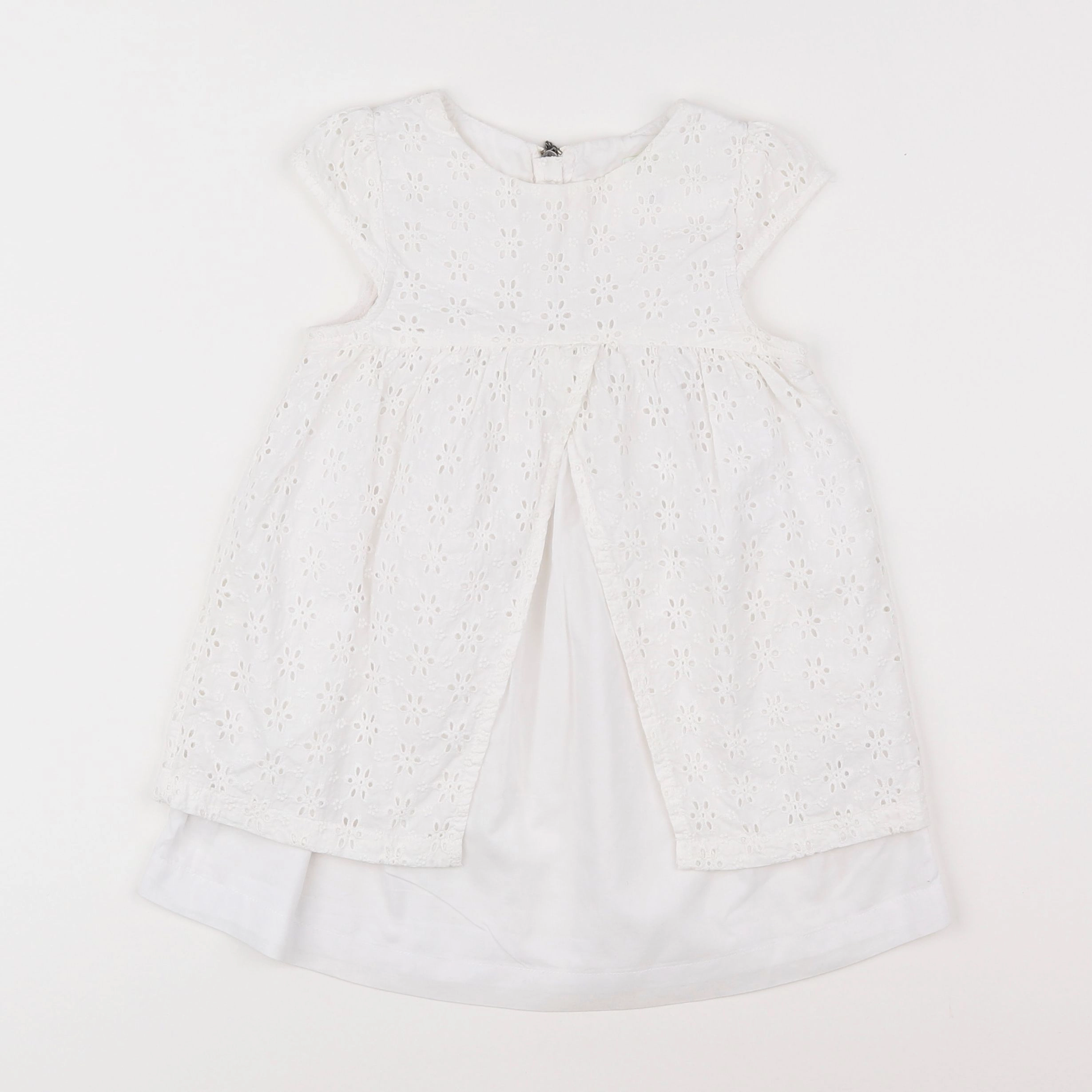 Vertbaudet - robe blanc - 4 ans