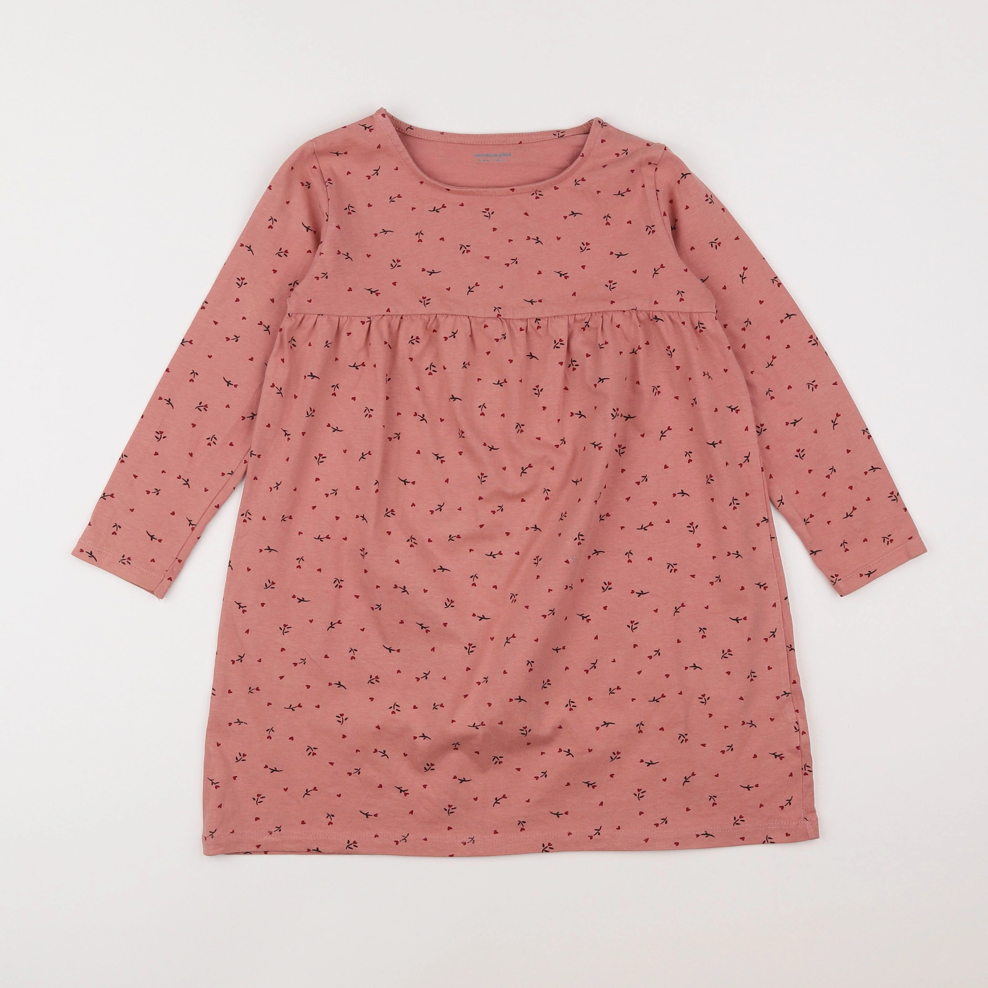 Vertbaudet - robe rose - 6 ans