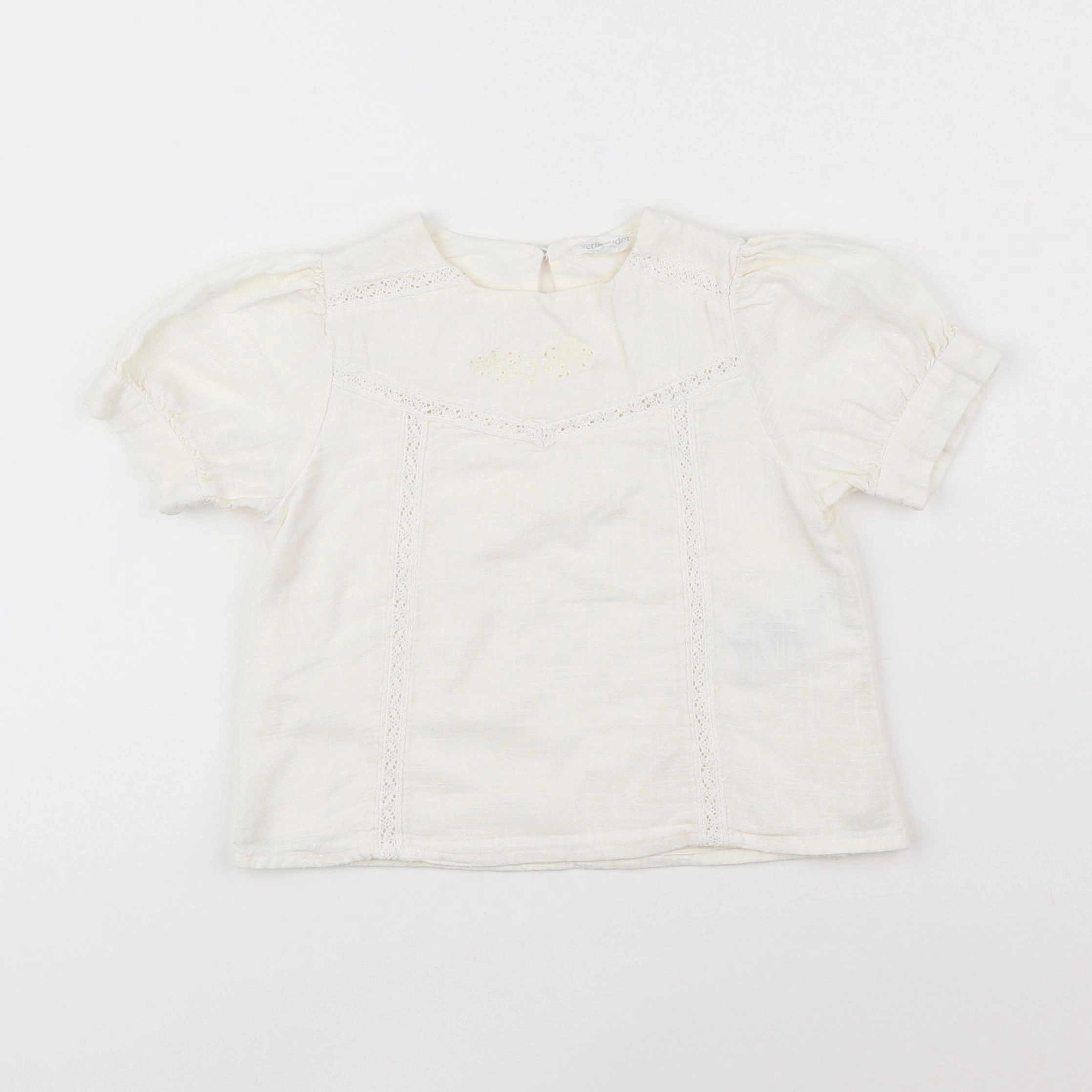 Vertbaudet - blouse blanc - 3 ans