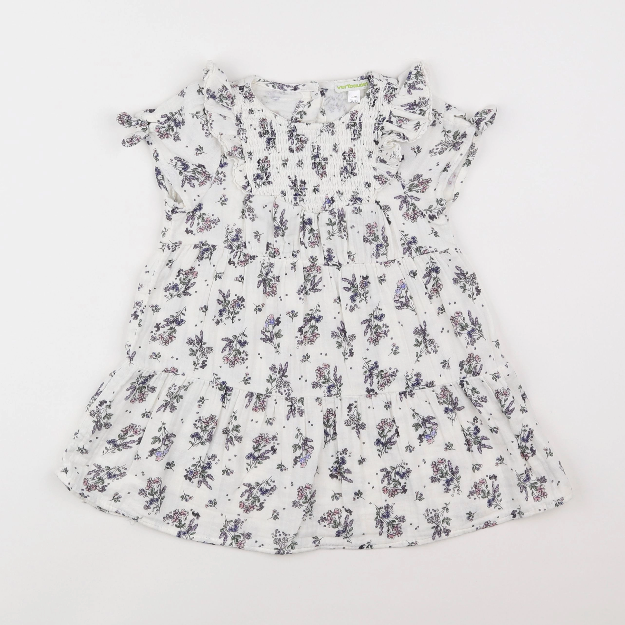 Vertbaudet - robe multicolore - 3 ans