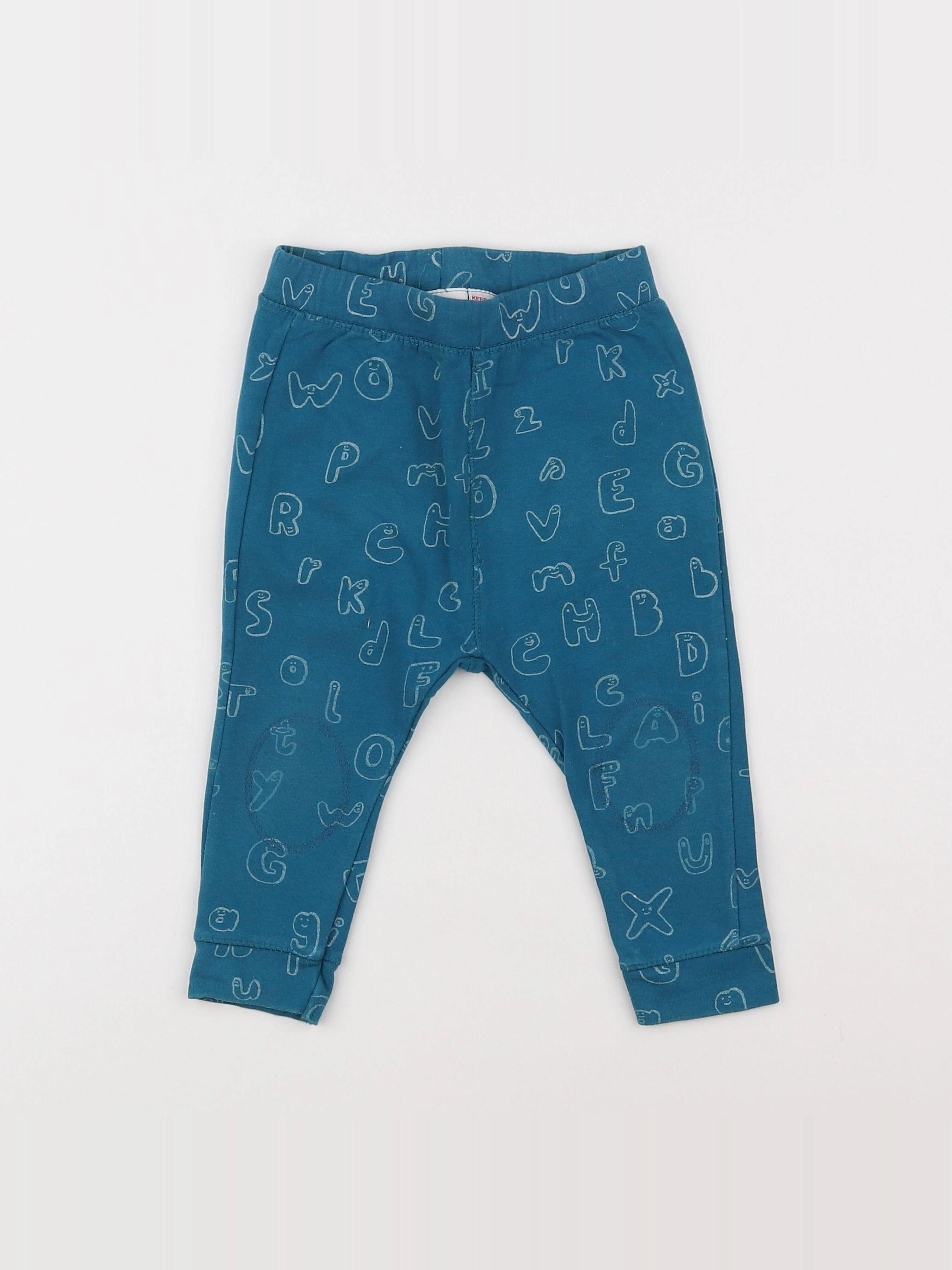 Zara - sarouel bleu - 12/18 mois