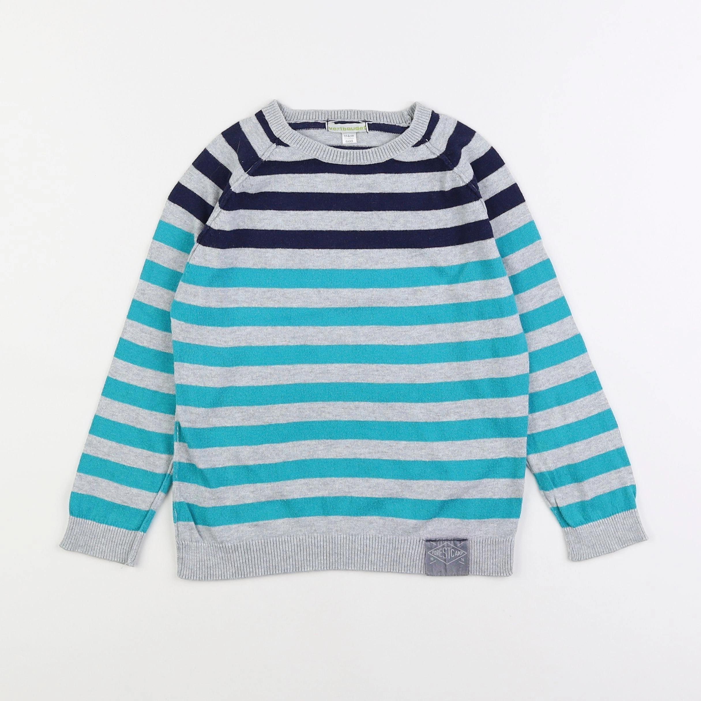 Vertbaudet - pull multicolore - 6 ans