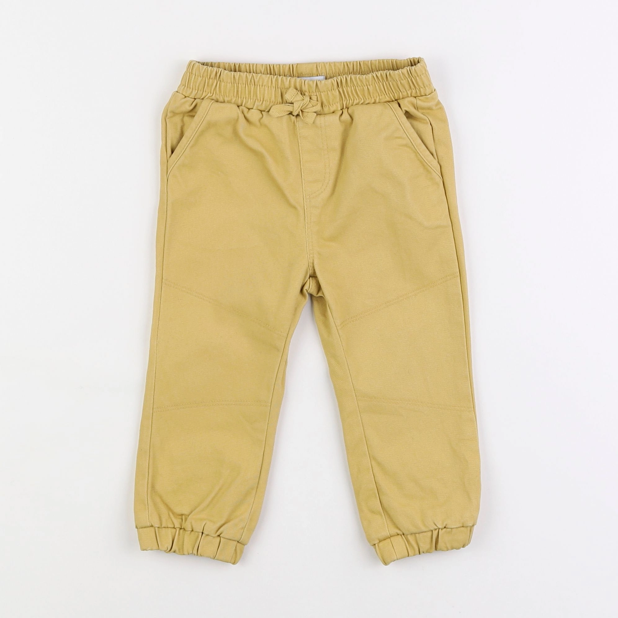 Vertbaudet - pantalon jaune - 18 mois