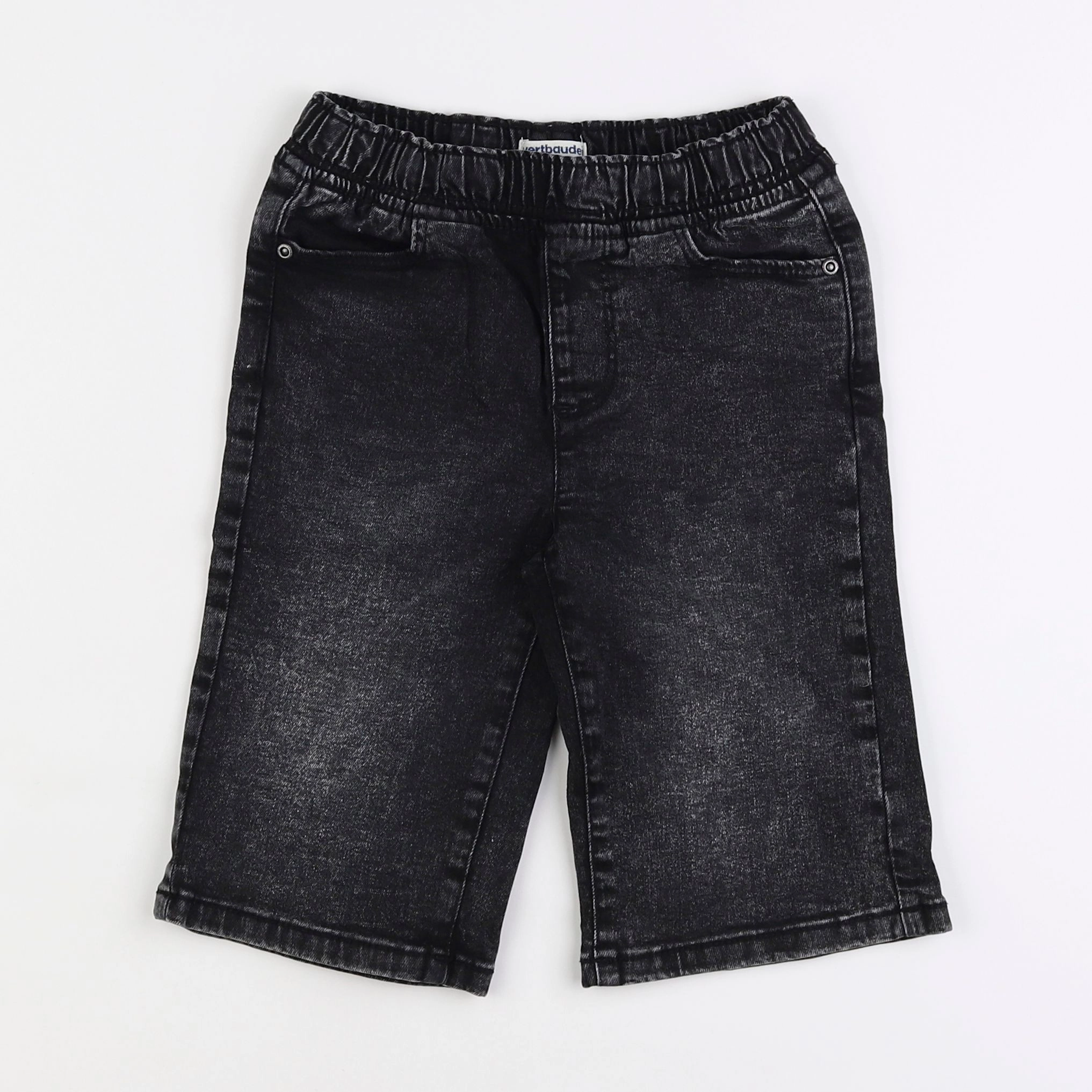 Vertbaudet - short noir - 7 ans