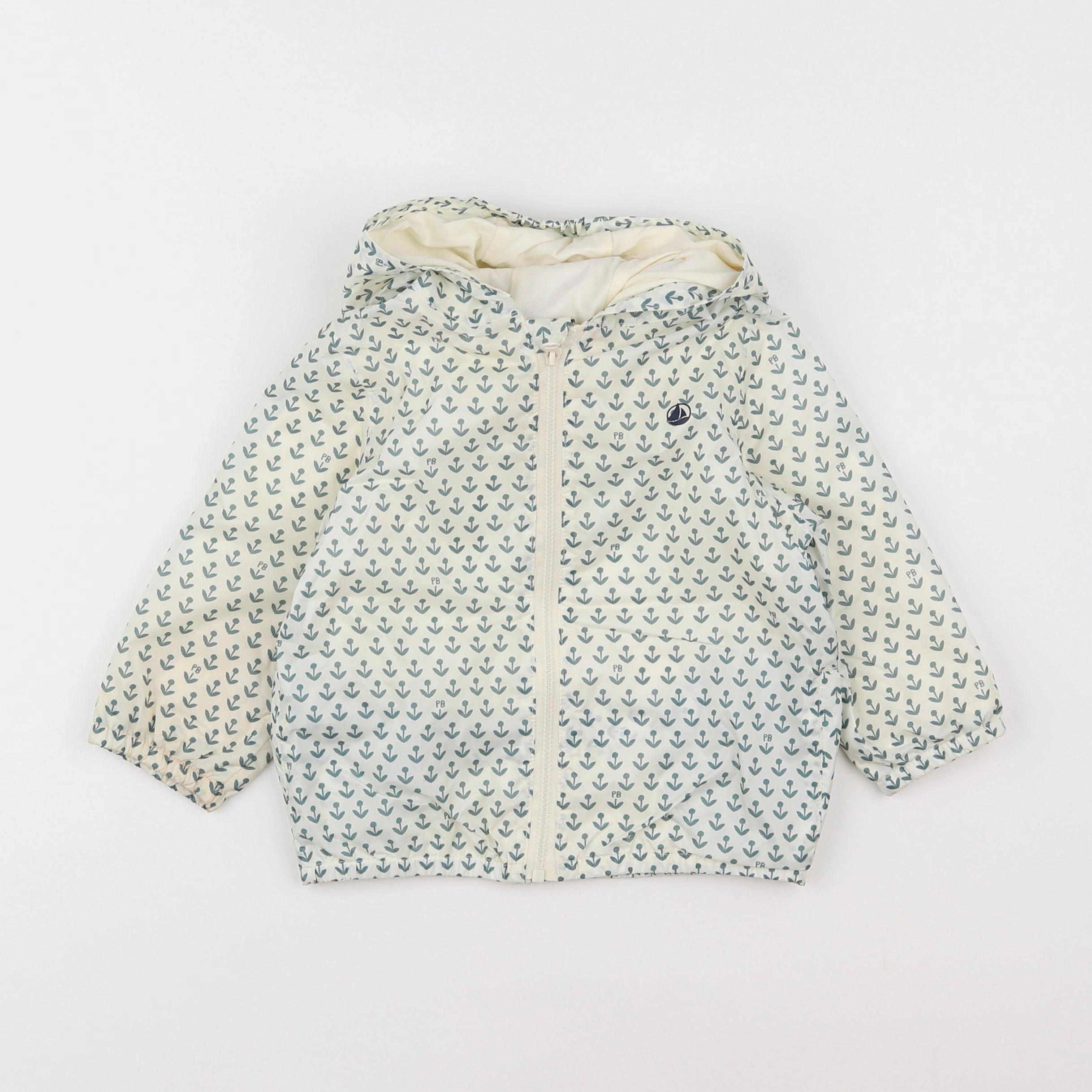 Petit Bateau - imperméable multicolore - 18 mois