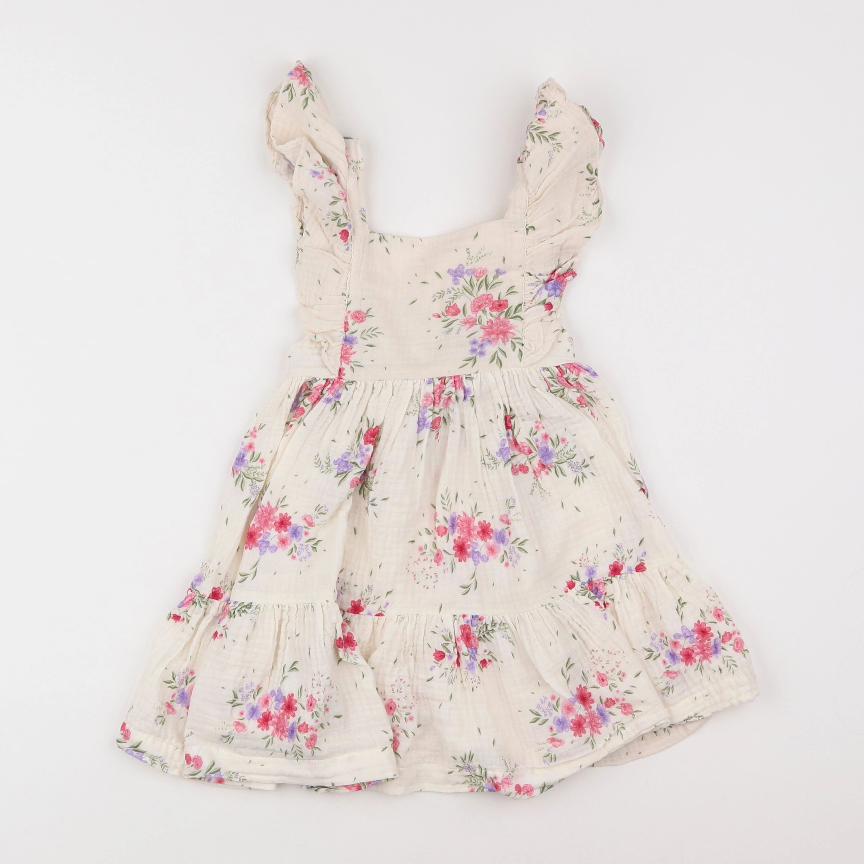 Vertbaudet - robe beige - 2 ans