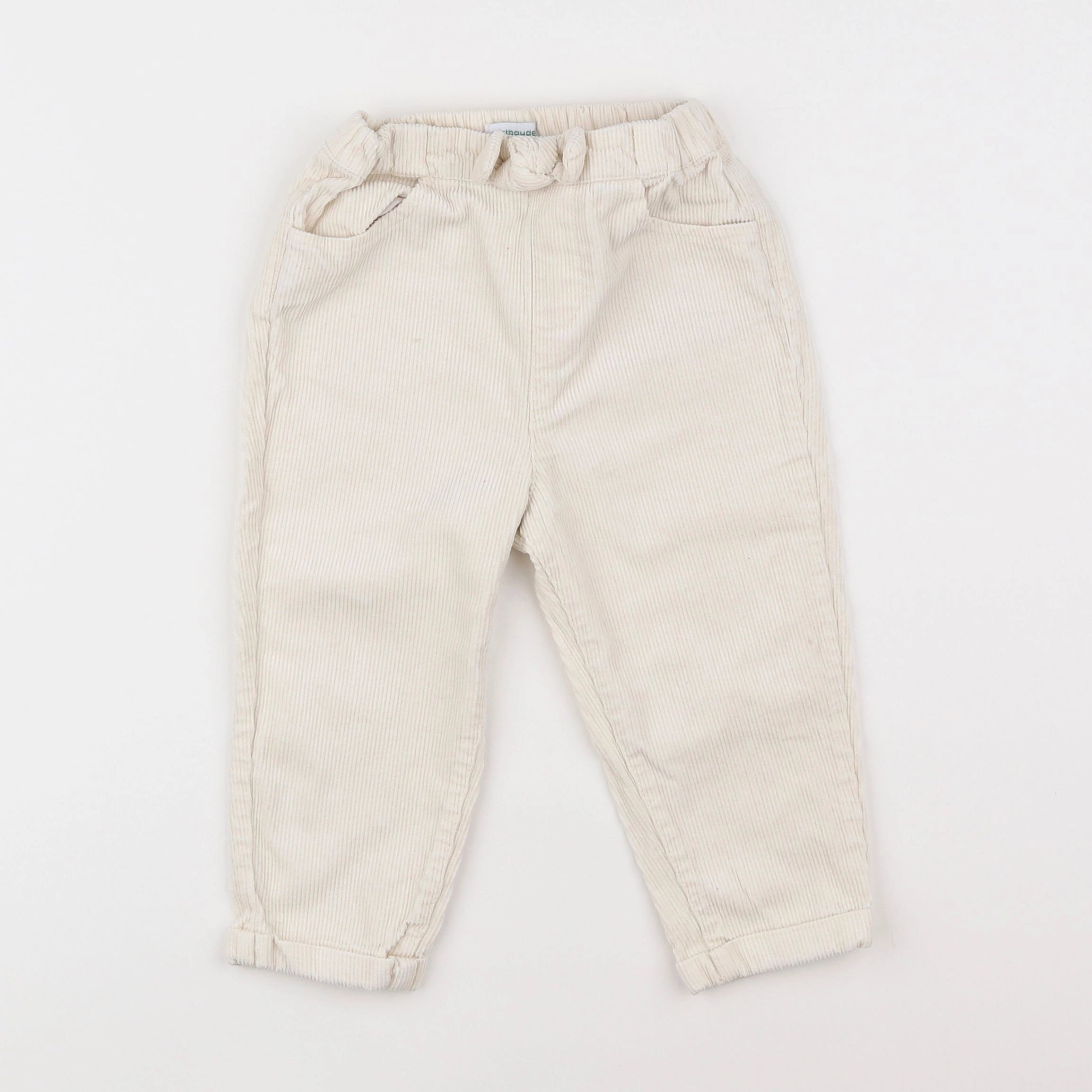 Vertbaudet - pantalon beige - 2 ans