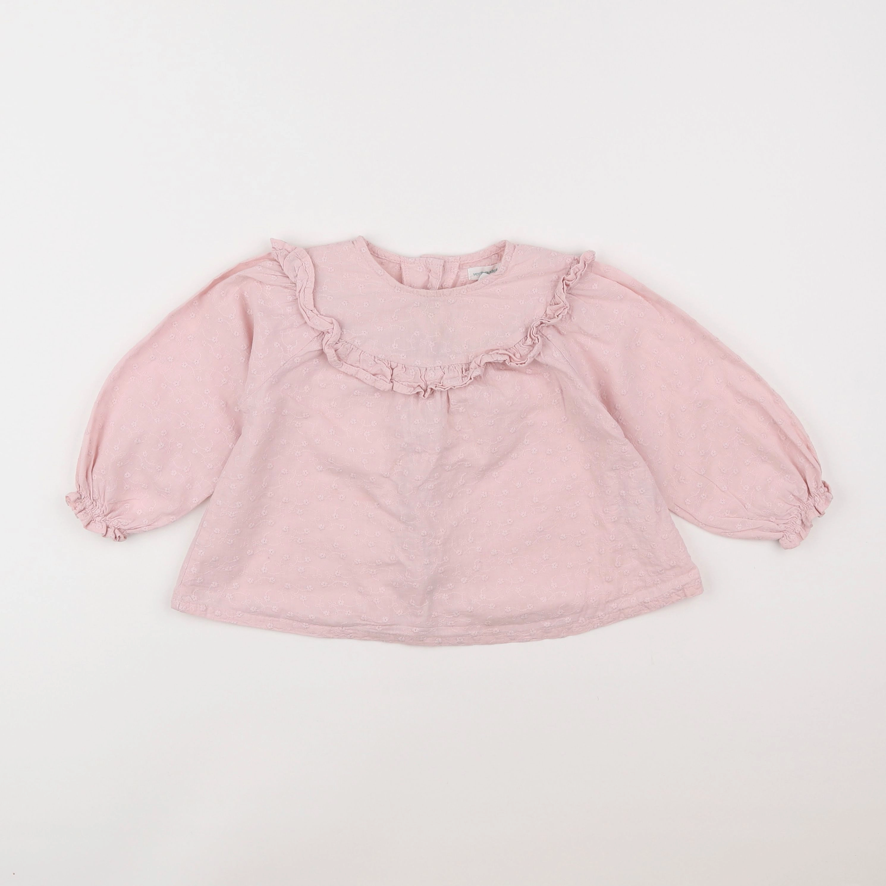 Vertbaudet - blouse rose - 2 ans