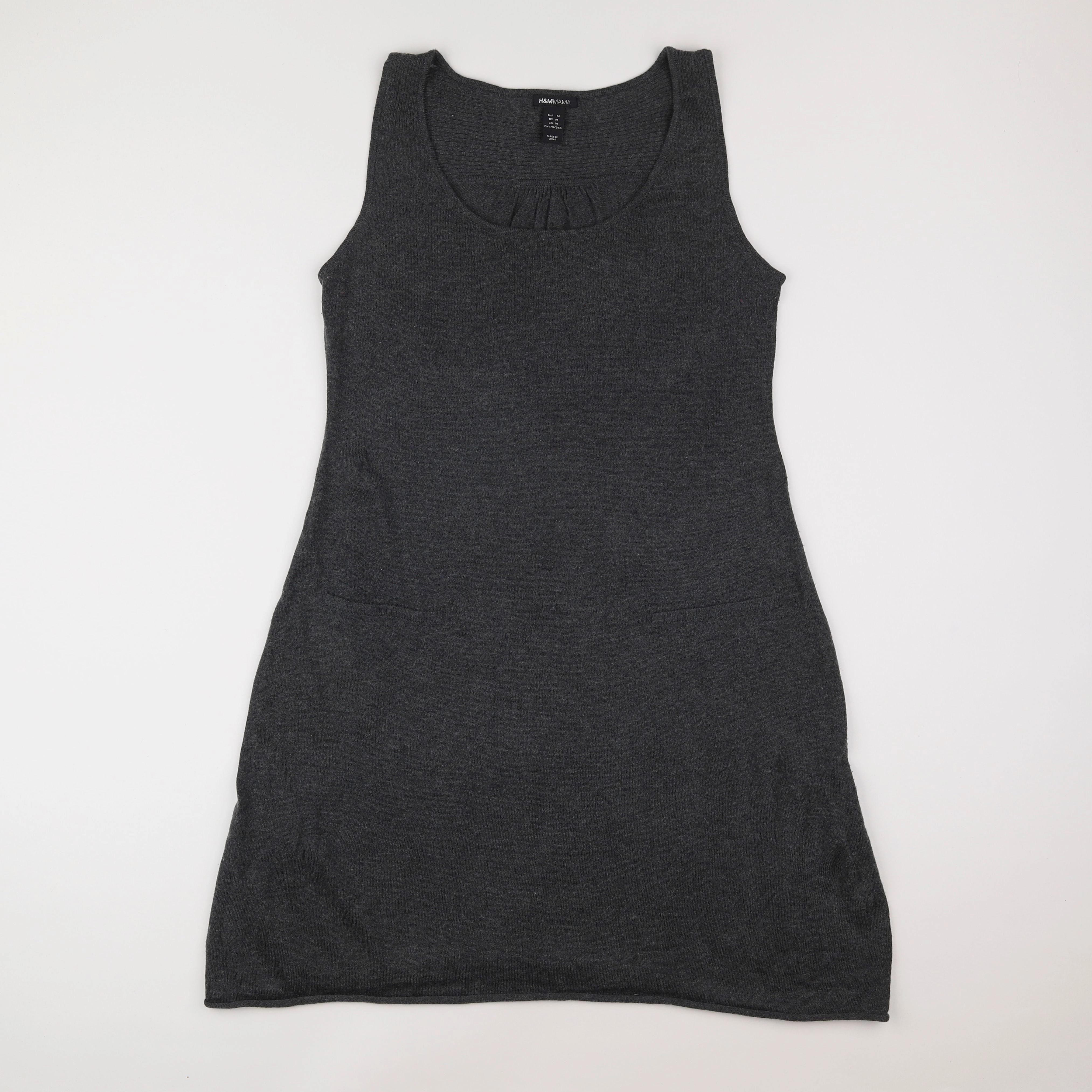 H&M - robe grossesse gris - 38