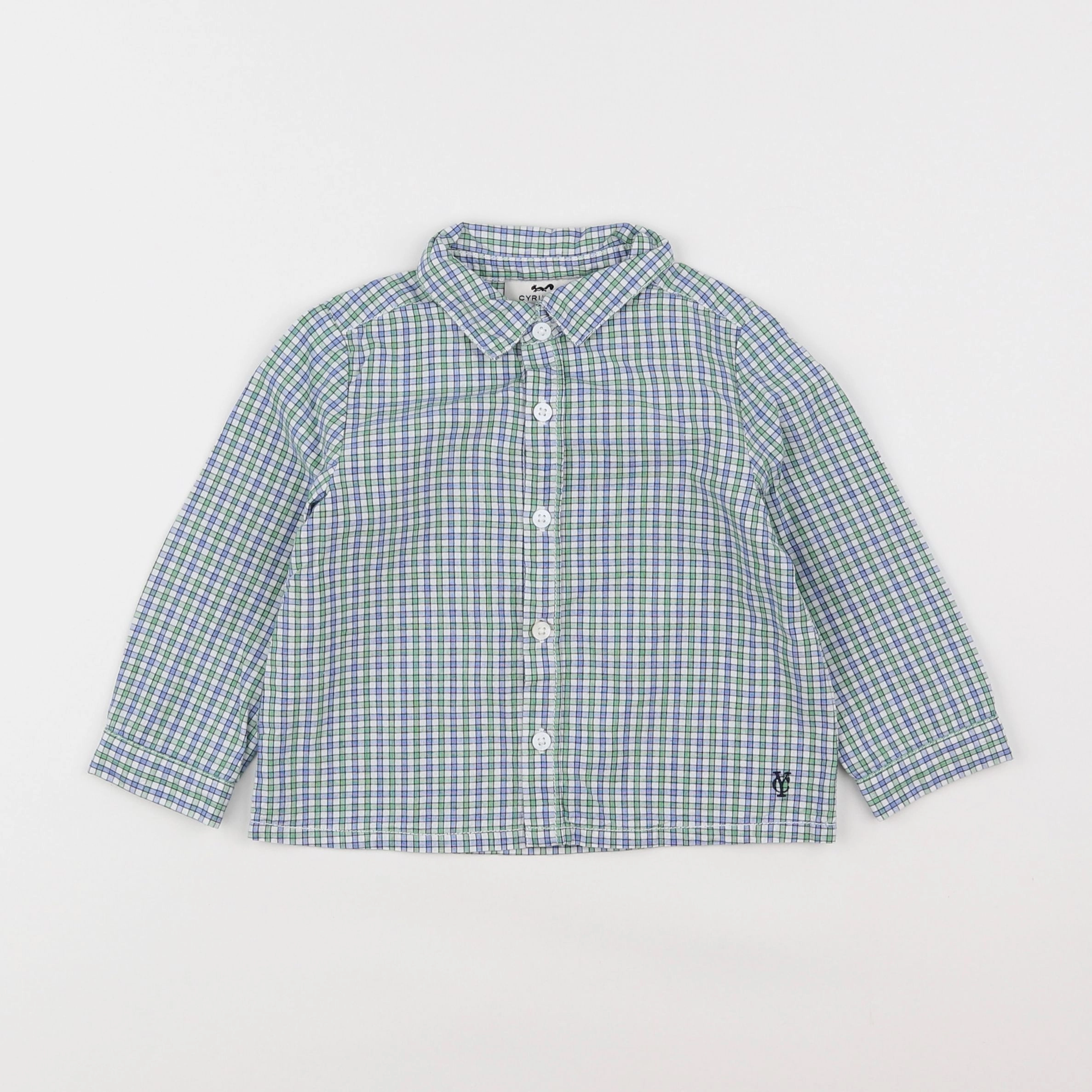 Cyrillus - chemise bleu - 2 ans