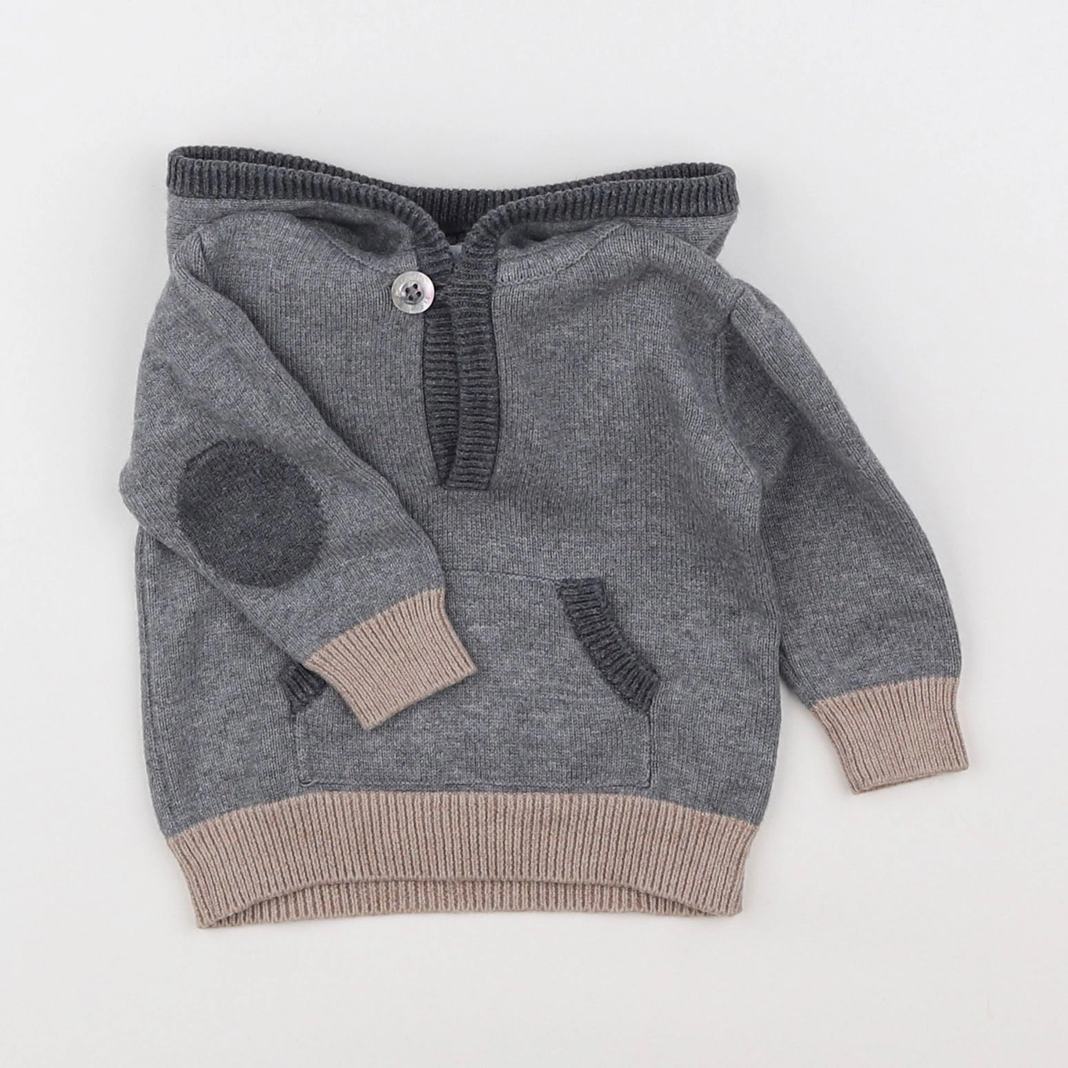 Jacadi - pull gris - 6 mois