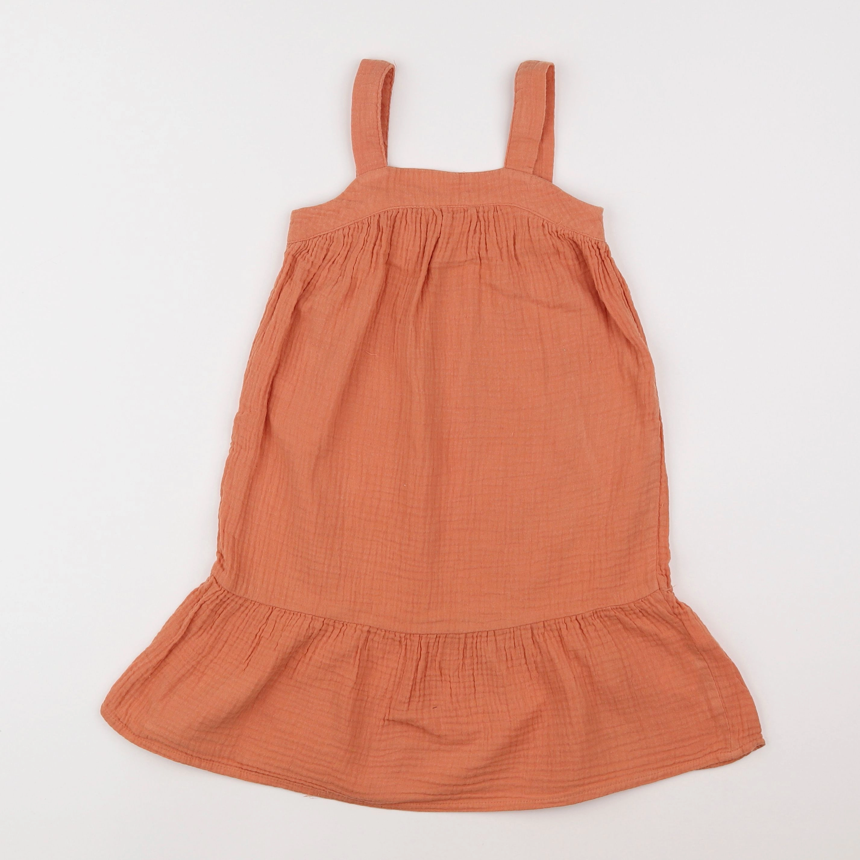 Vertbaudet - robe orange - 3 ans