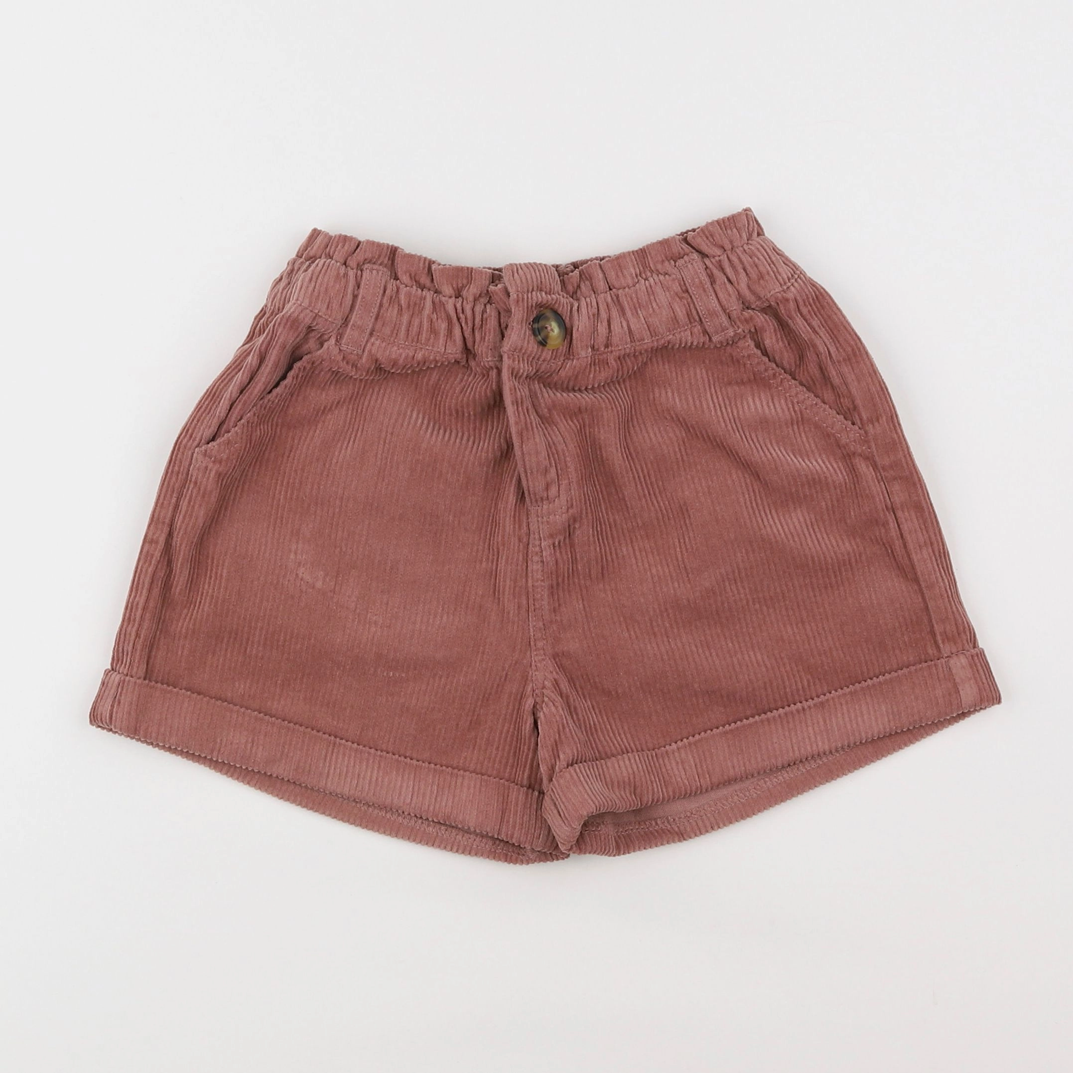 Vertbaudet - short marron - 7 ans