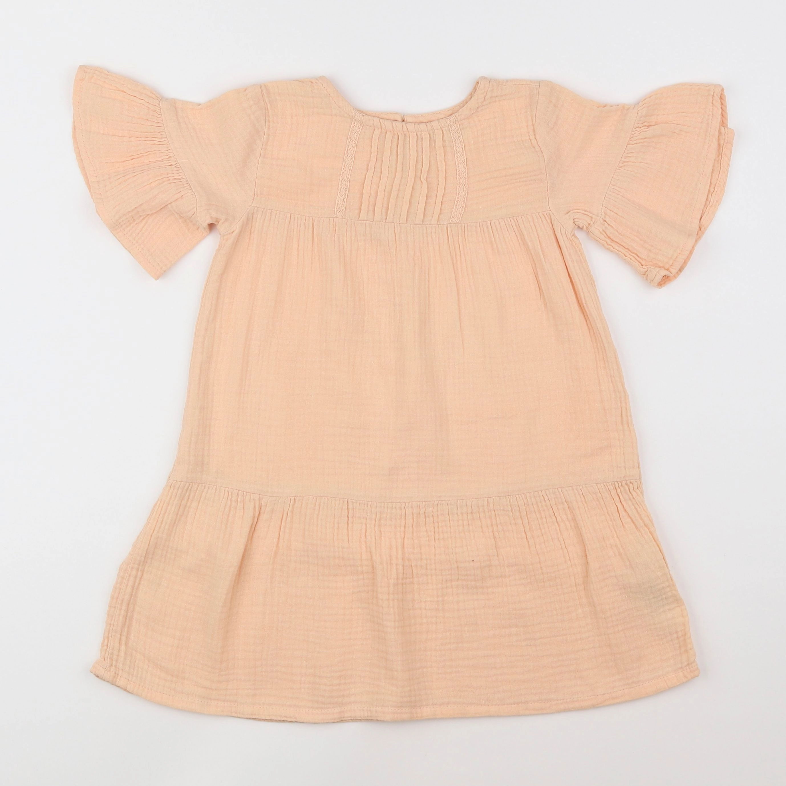 Vertbaudet - robe orange - 4 ans