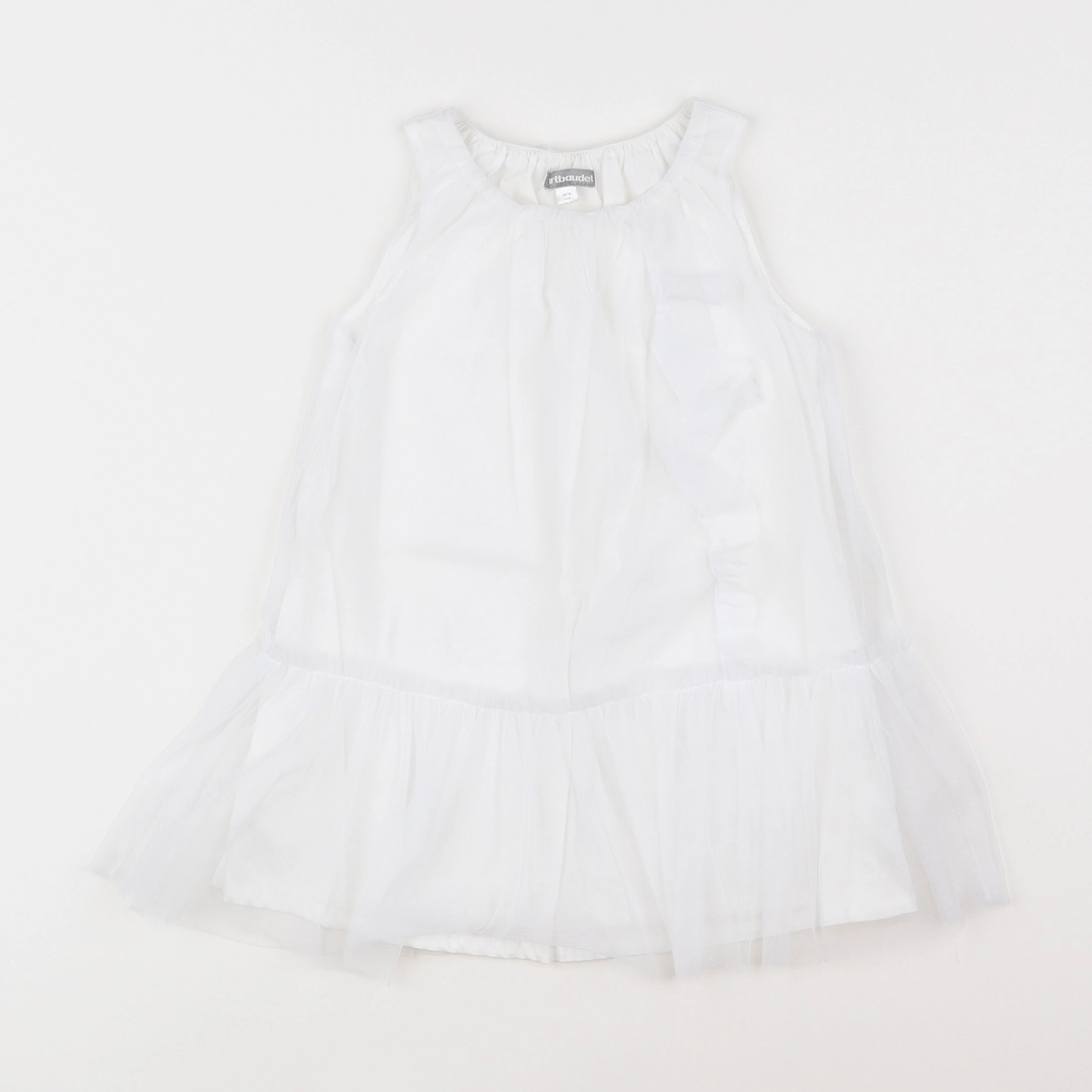 Vertbaudet - robe blanc - 3 ans